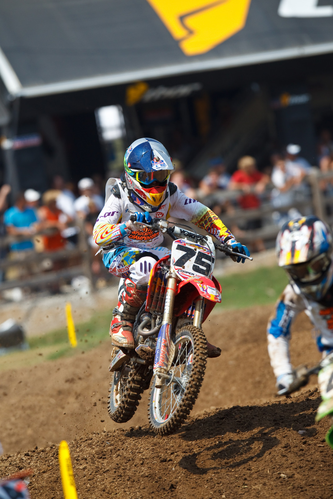 Cooper Webb at Loretta Lynn's Ranch in 2010. At one point people thought he had an advantage racing the Honda CRF150 four stroke in the minibike classes, but history would prove that bike wasn't a step ahead of the two-strokes like a 250 or 450.