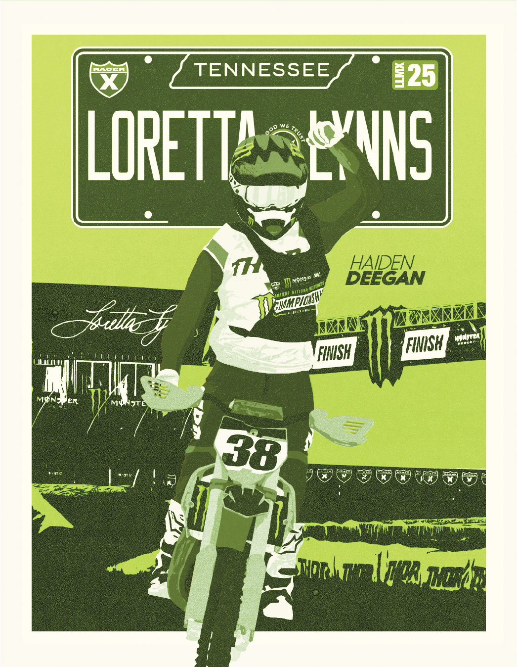 2025 LLMX event sticker.