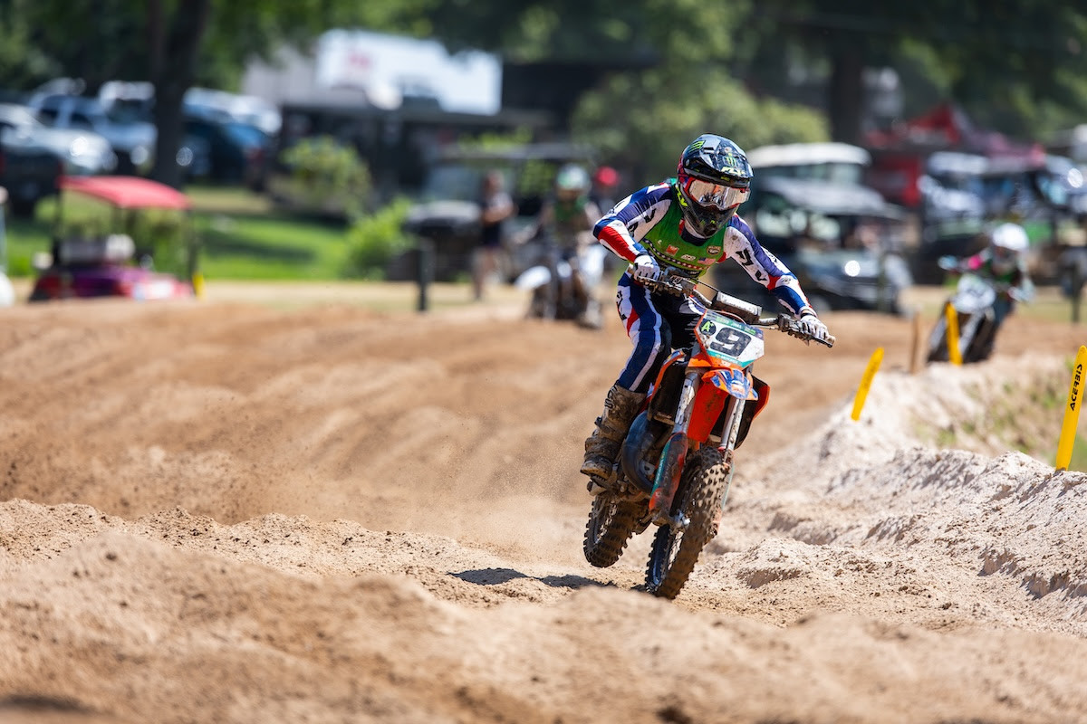 Gieck has already amassed three moto wins at the Ranch. 