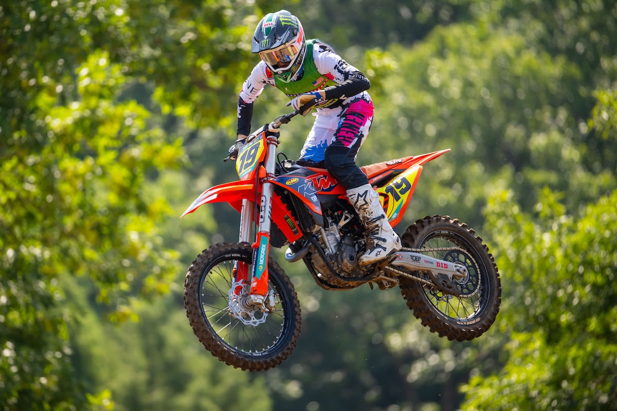 KTM rider Deacon Denno took care of business in Schoolboy 2.