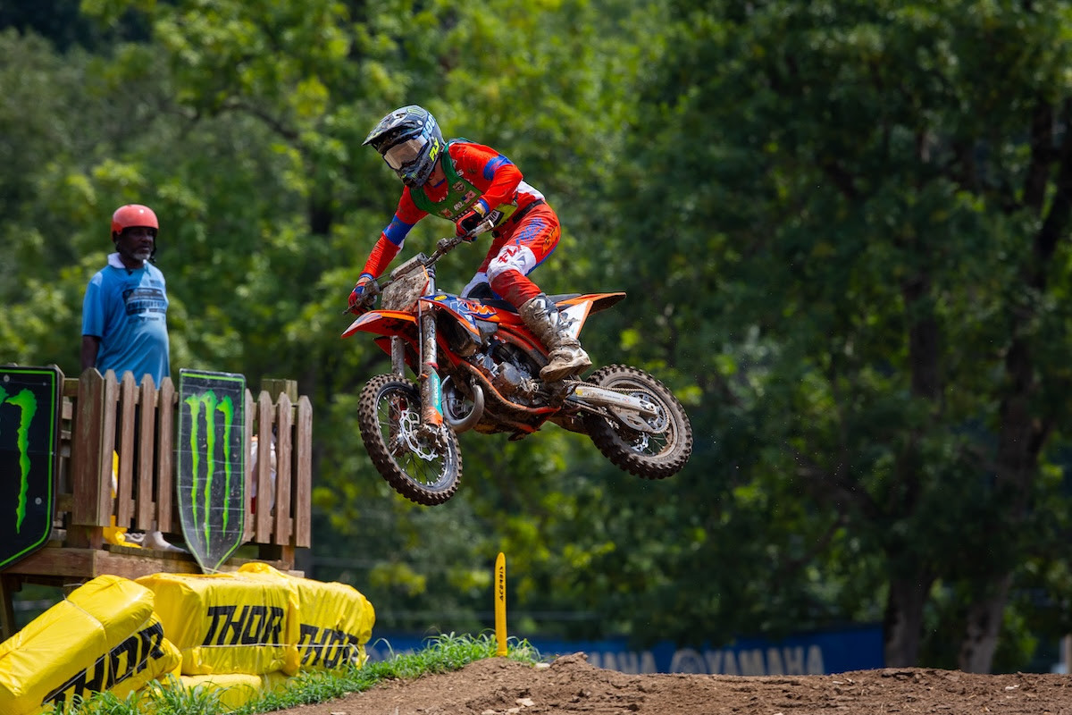 KTM rider Sawyer Gieck remains undefeated thus far at the Ranch.