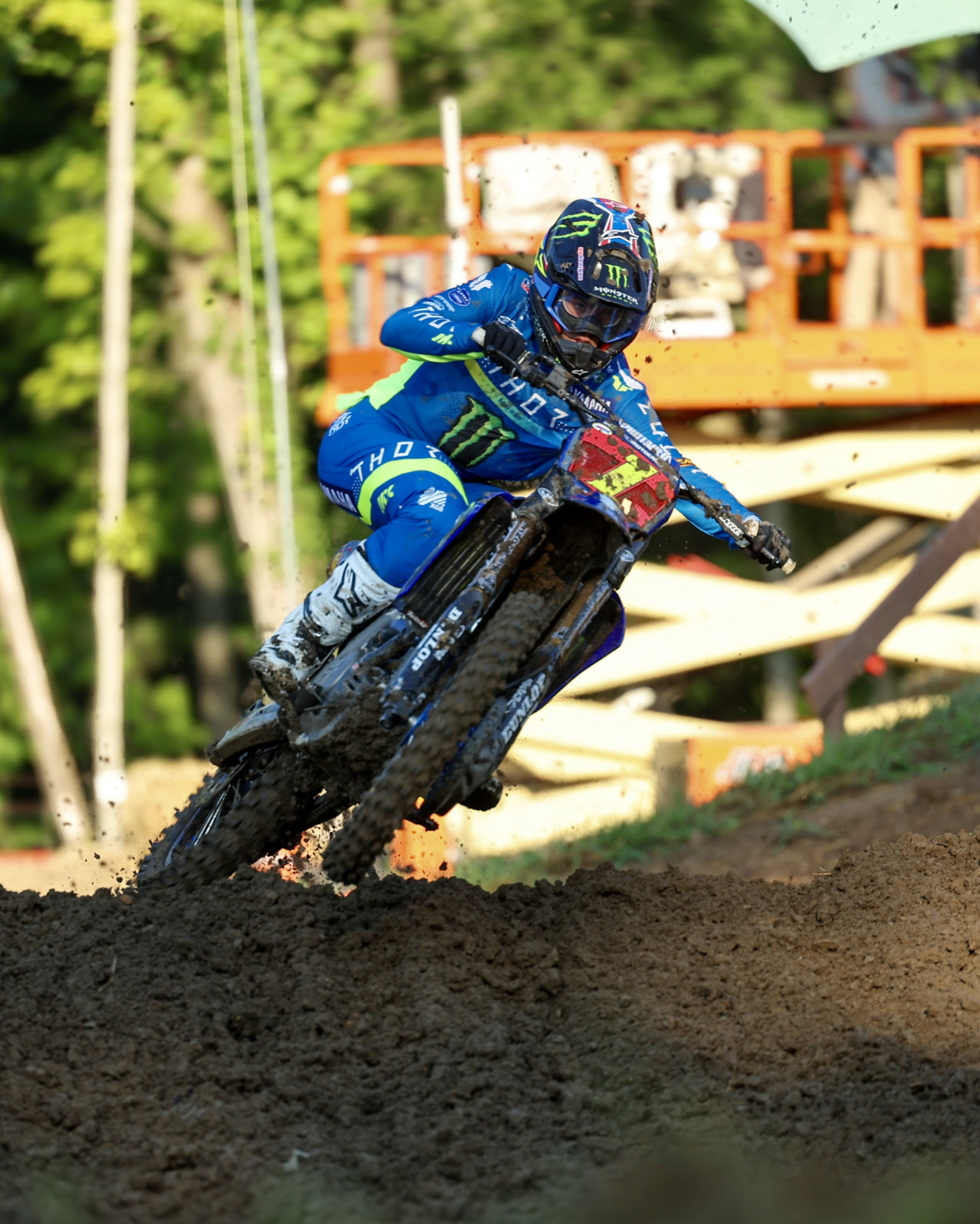 Current 250 Class championship leader Haiden Deegan tops the first 250 Class qualifying session.