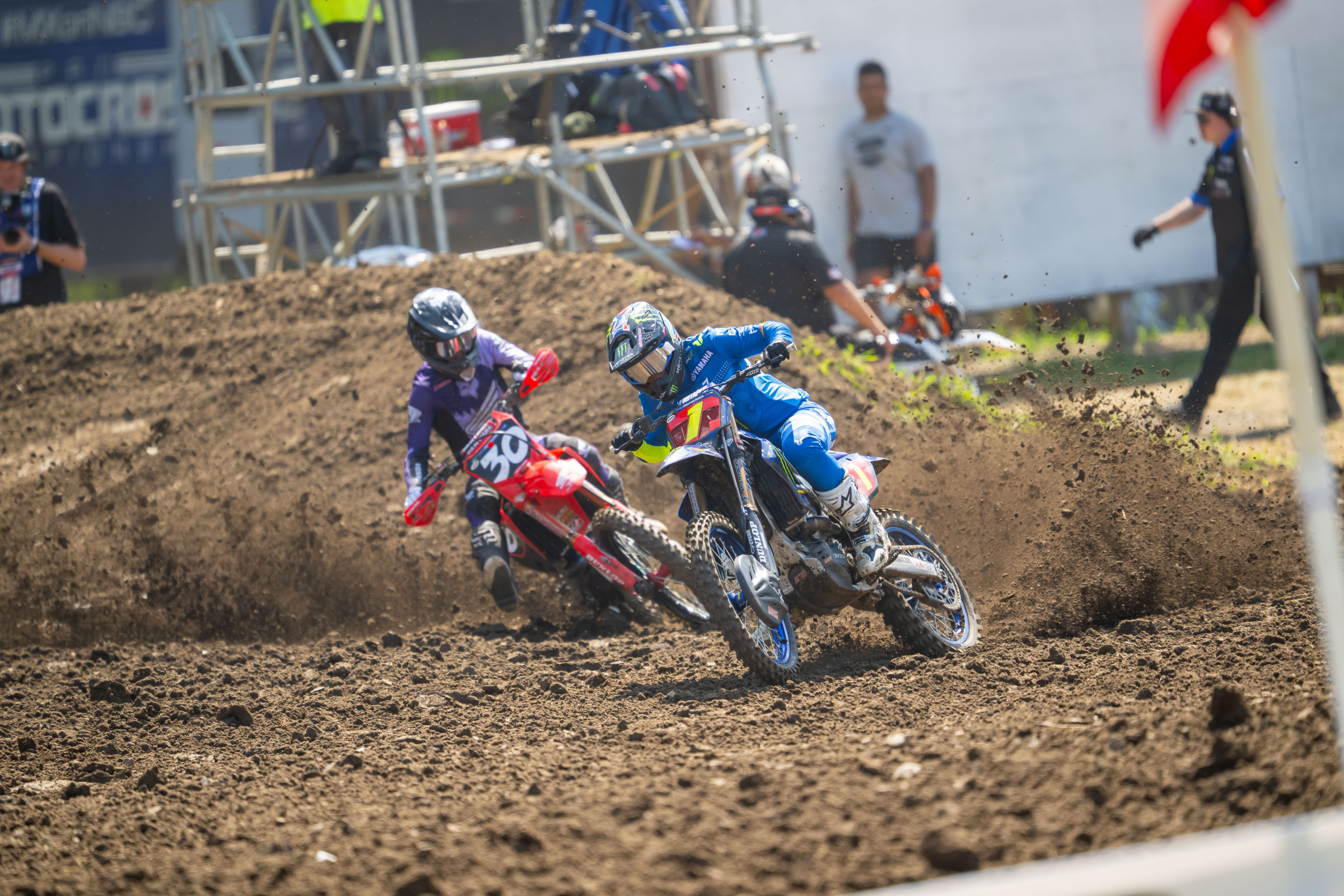Haiden Deegan looks to clinch the 250 title this Saturday.