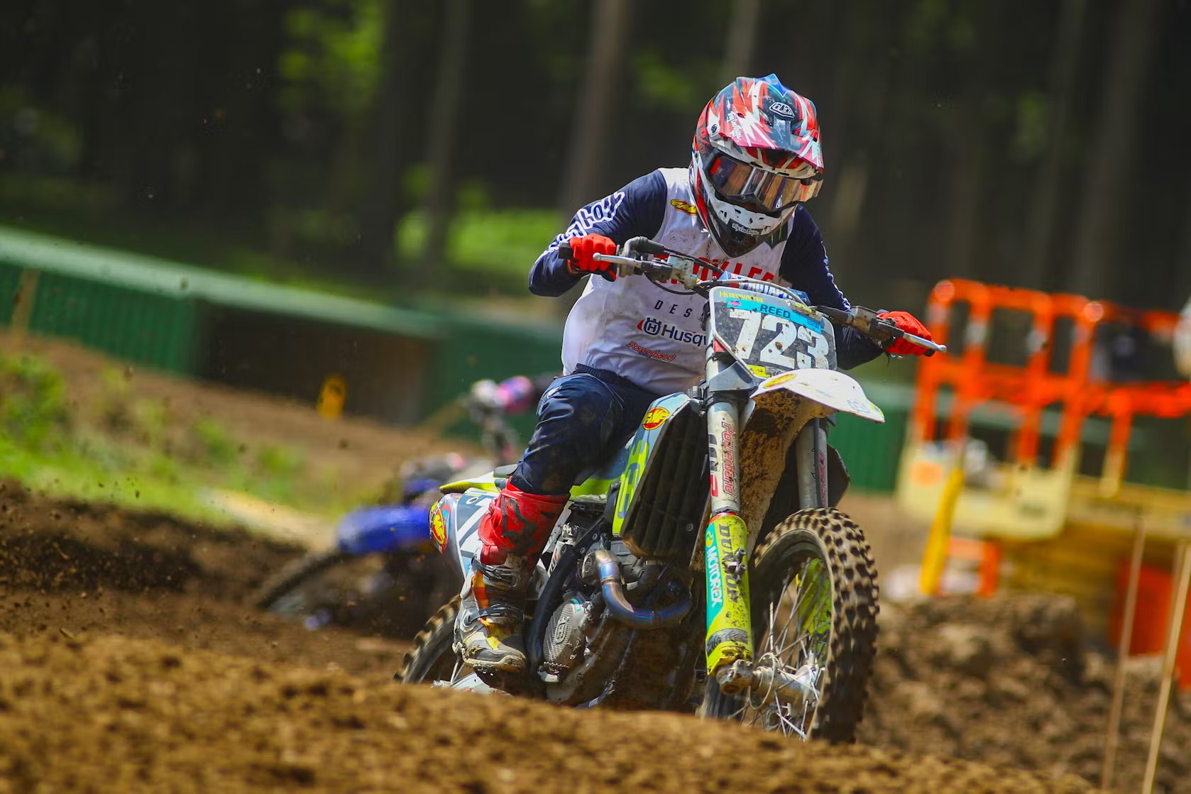 Landon Gibson at the 2023 Ironman MX Sports Scouting Moto Combine in August '23 on a 250F.