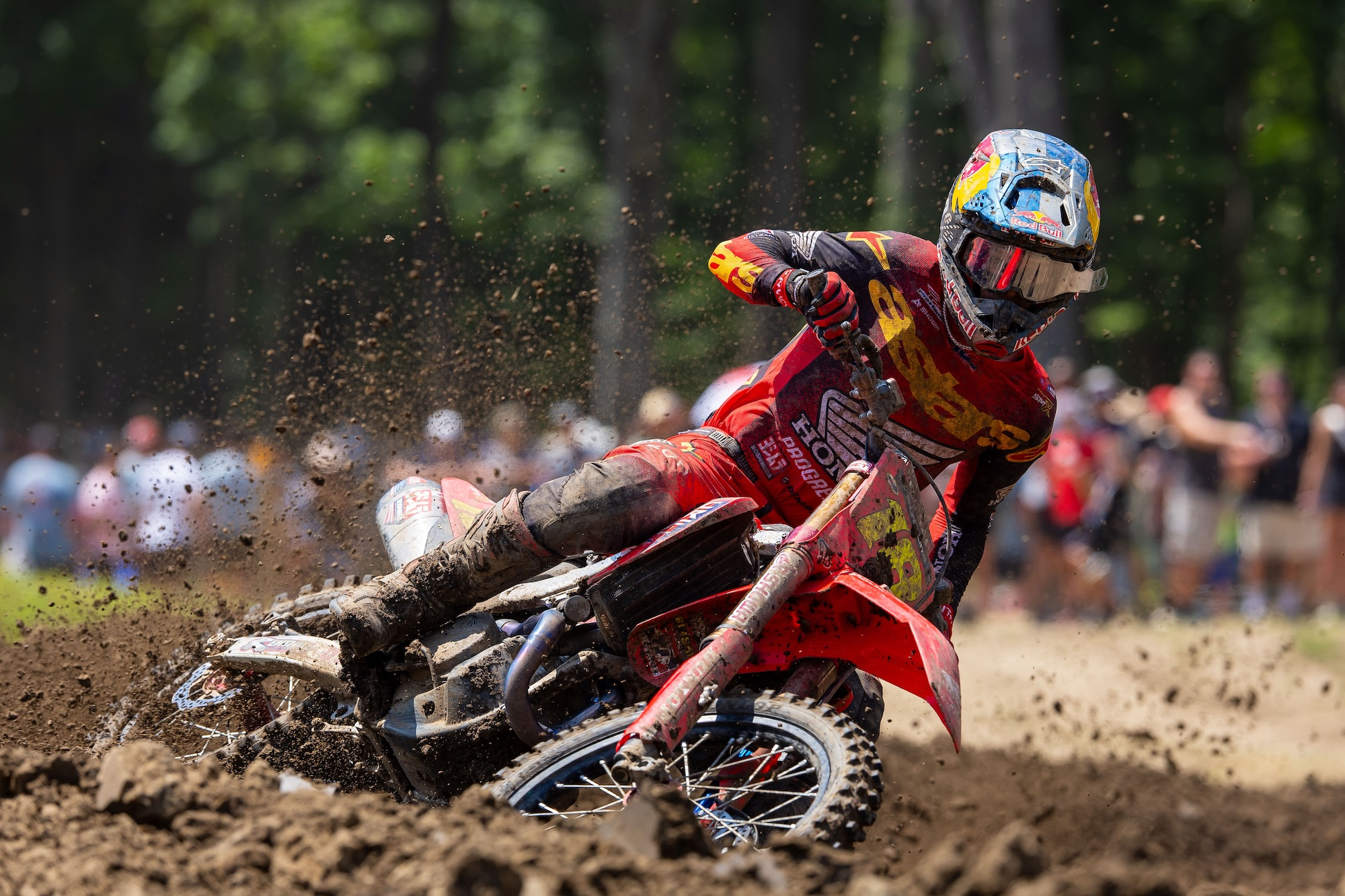 Despite going winless over back-to-back races for the first time in his 450 Class career, Honda HRC Progressive's Jett Lawrence can wrap up his second title at Unadilla.
