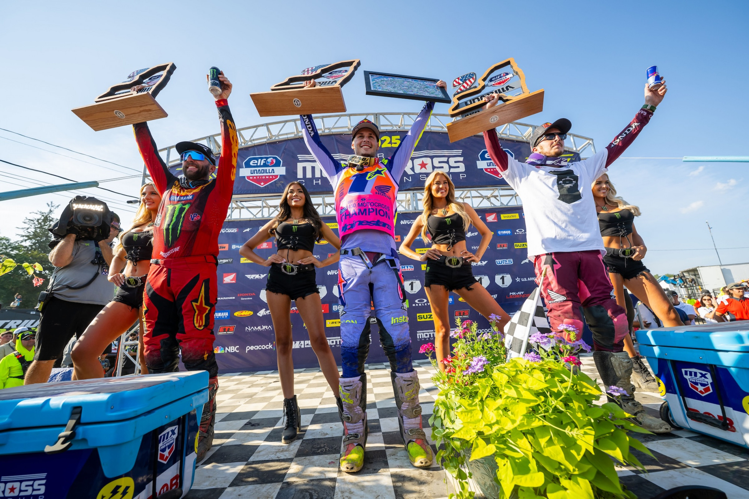 Jo Shimoda and Jett Lawrence Sweep Motos at Unadilla National
