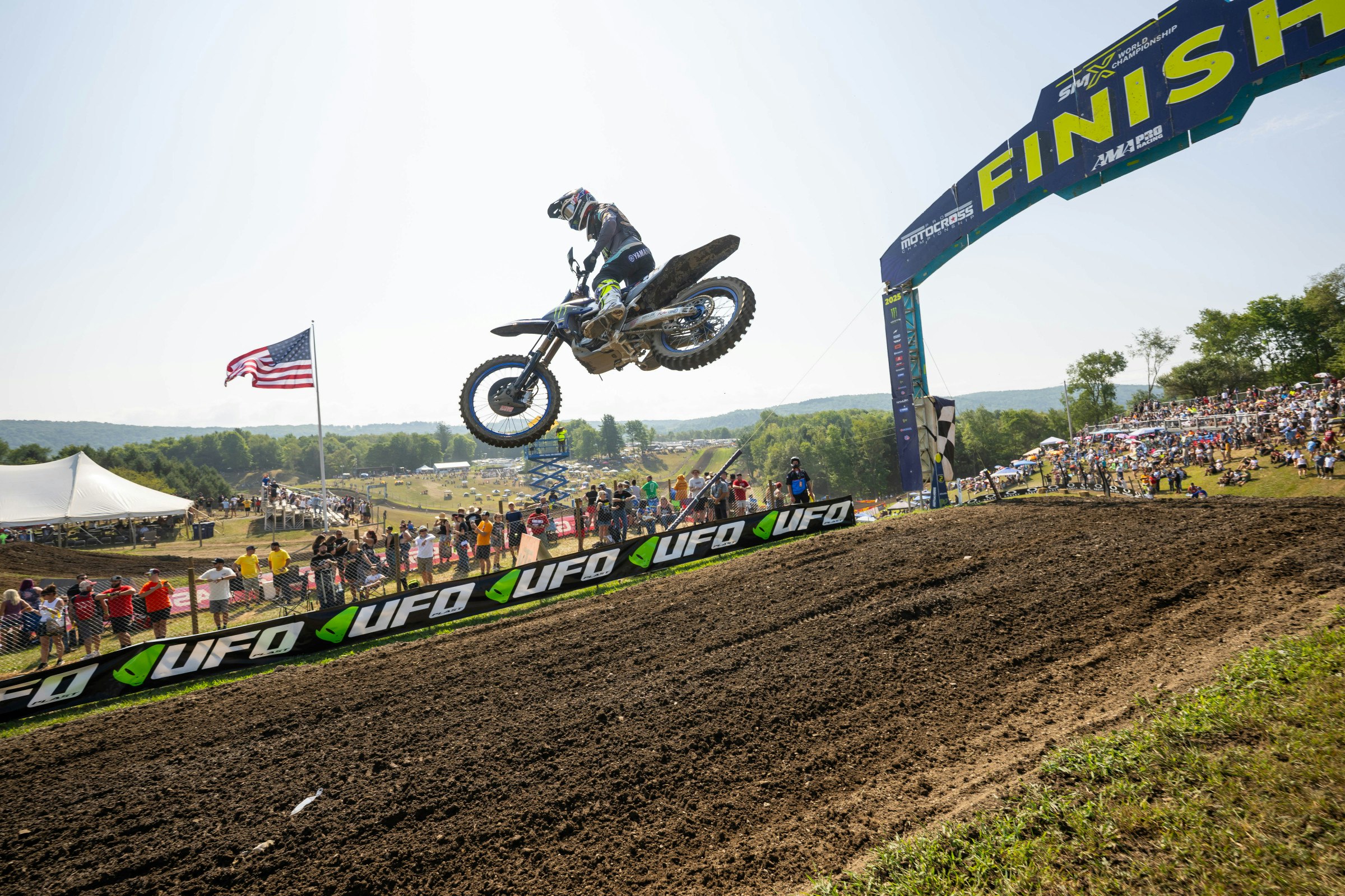 Michael Mosiman Suffers Cut Above Eye in First Moto at Unadilla National [Update]