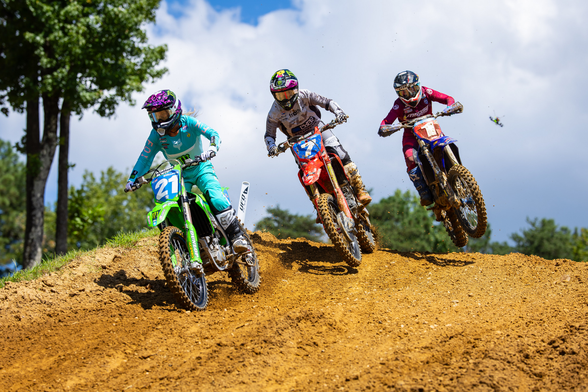 The start specialist (Kyleigh Stallings), the Aussie (Charli Cannon), and the Champ (Lala Turner). It's great to see WMX back in action.