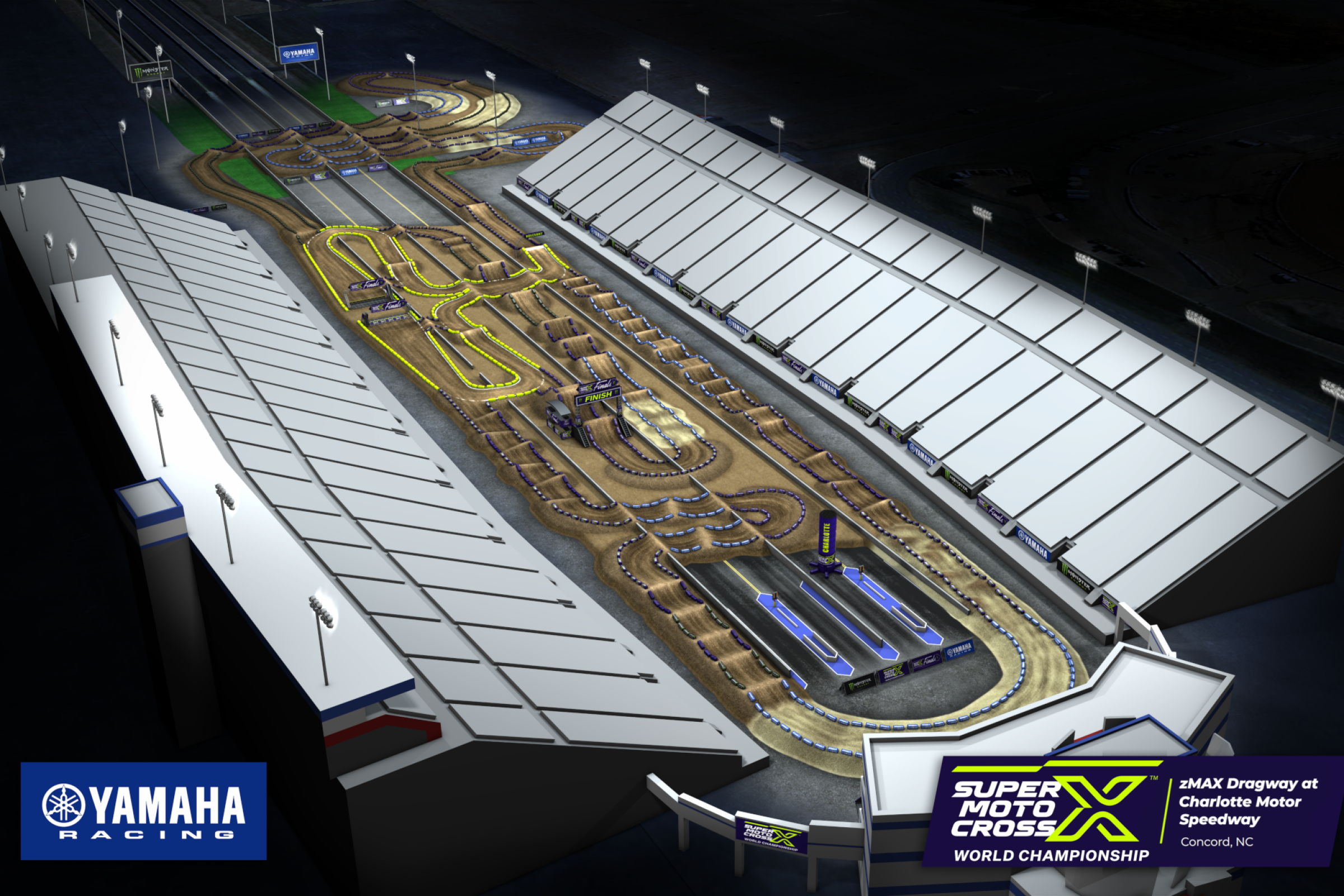 What Does the SMX Playoffs Track Look Like at zMAX Dragway?