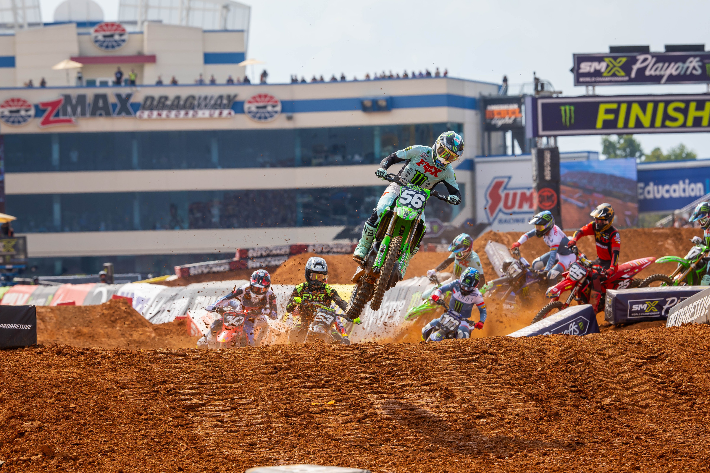 Seth Hammaker nabbed the holeshot and ended up second in Concord.