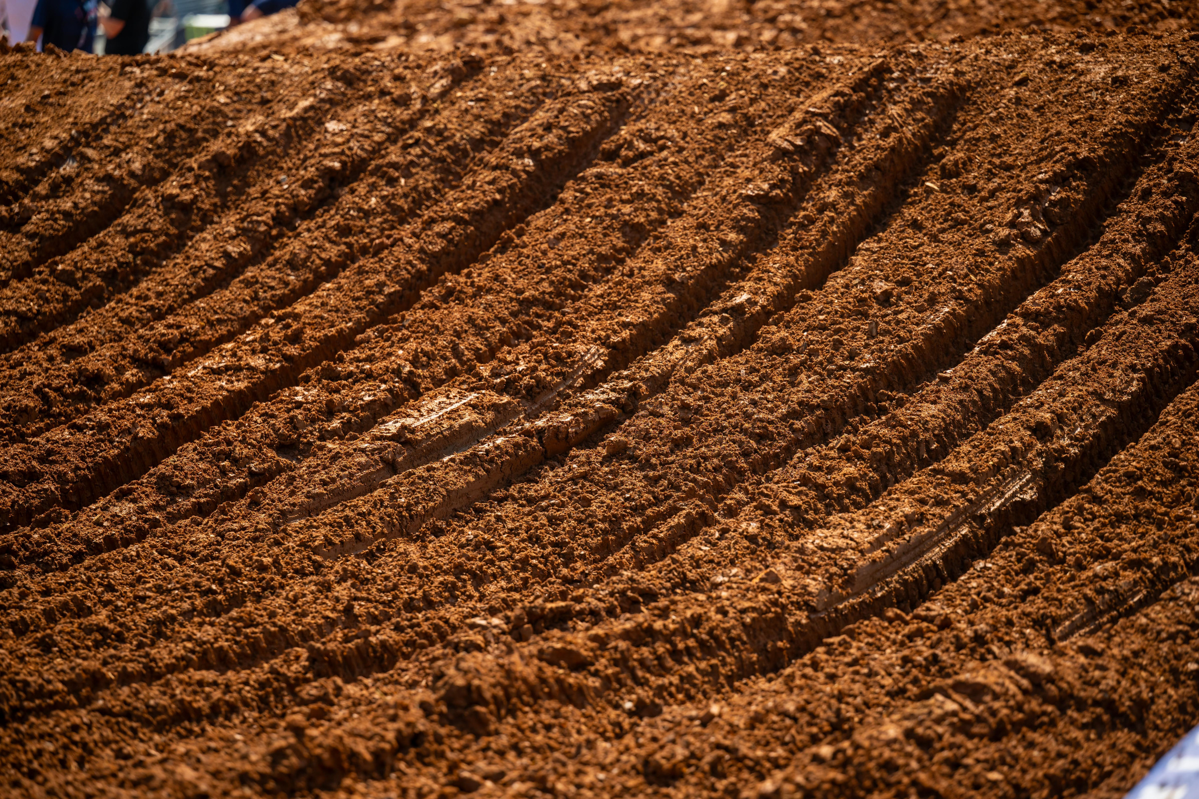 The track in Concord was littered with treacherous ruts.