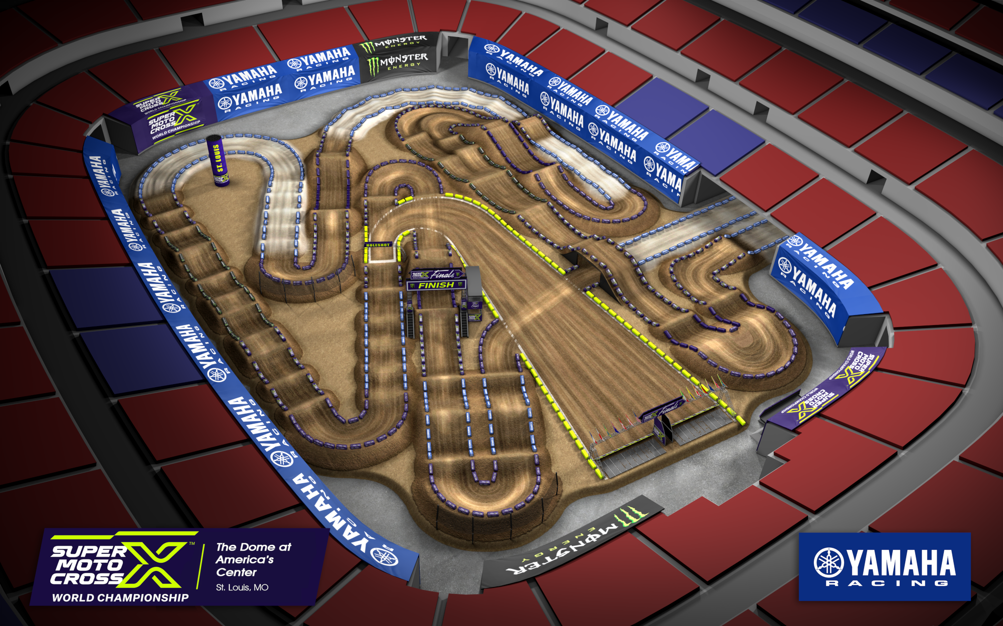 Track map for round two.