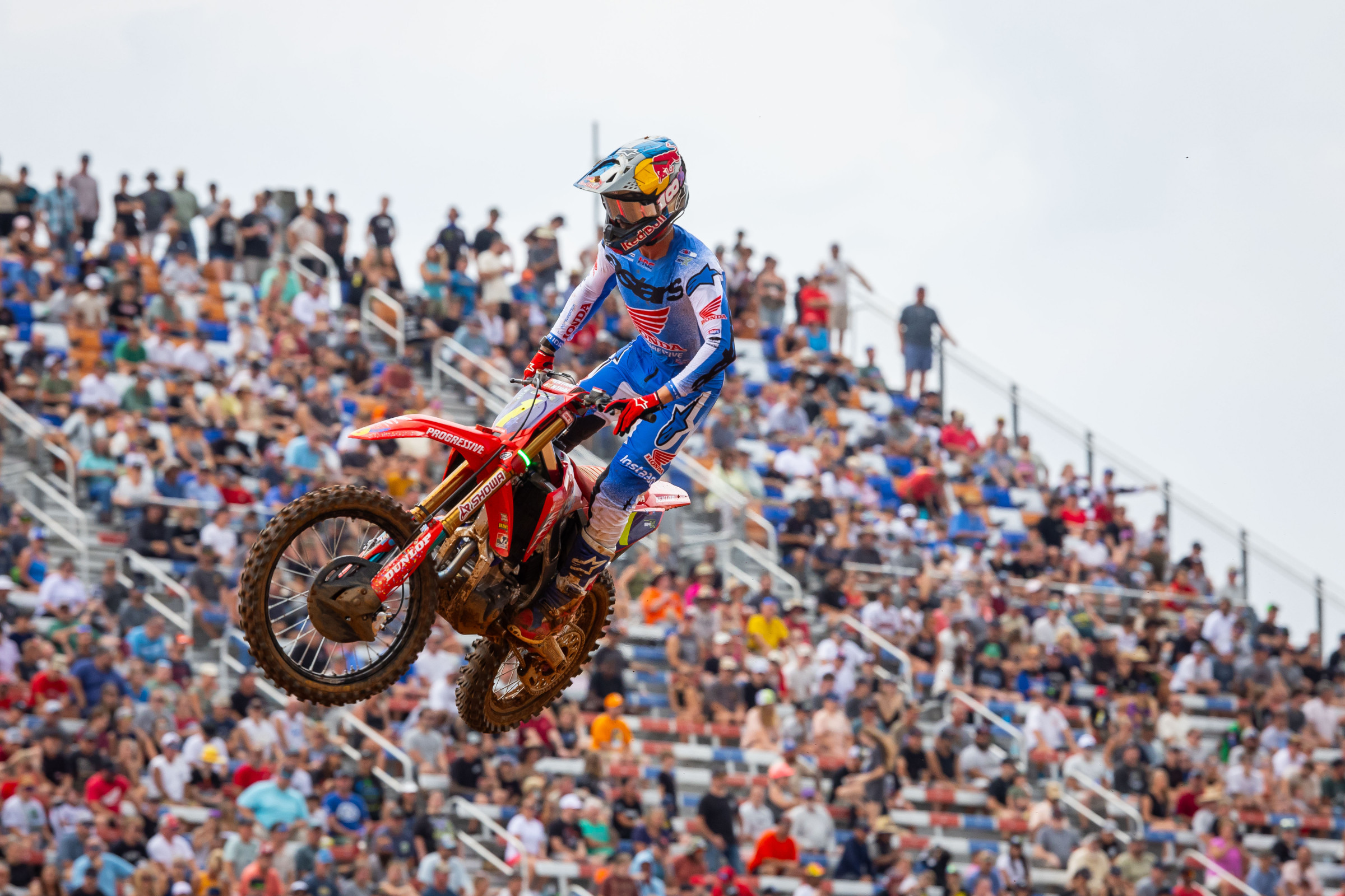 Jett Lawrence captured the opening round 450 win last Saturday.