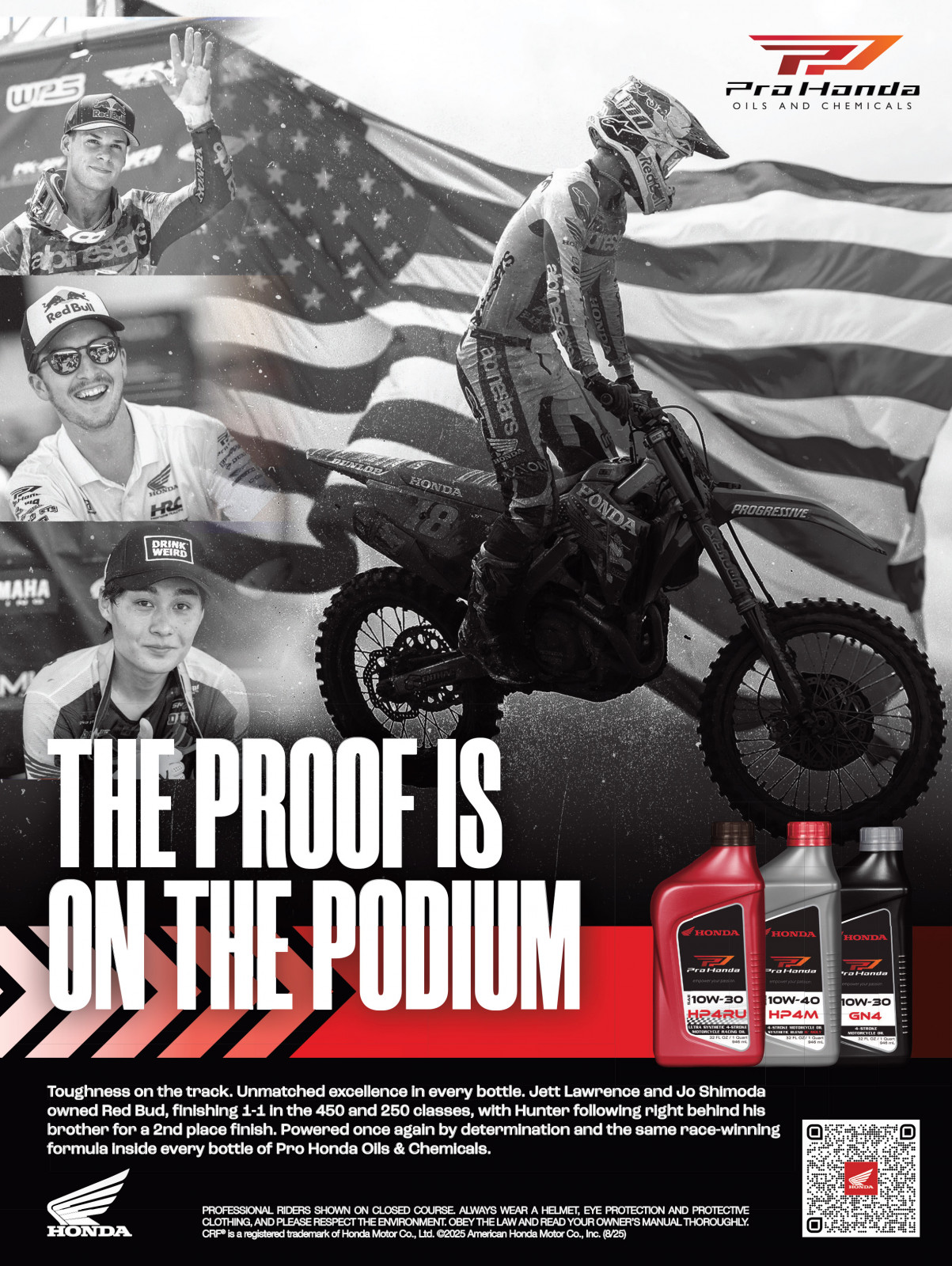 Advertisement: 053_RX28_11_Ad_ProHondaOil.p1