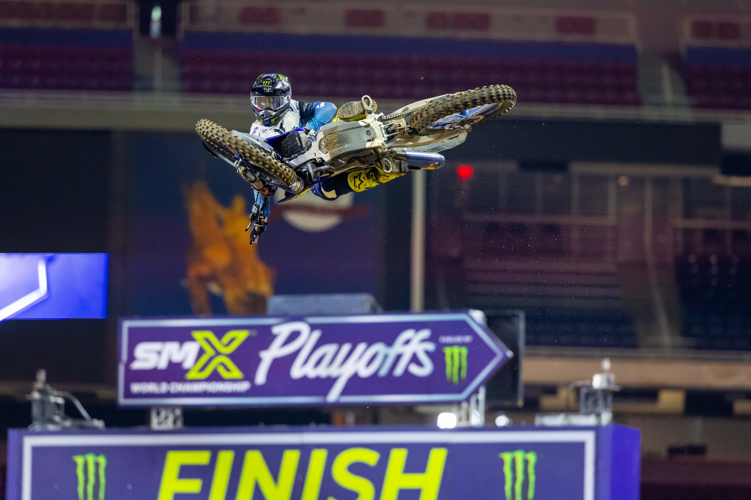 Deegan won the first moto, but took 14th in the second to finish sixth overall.