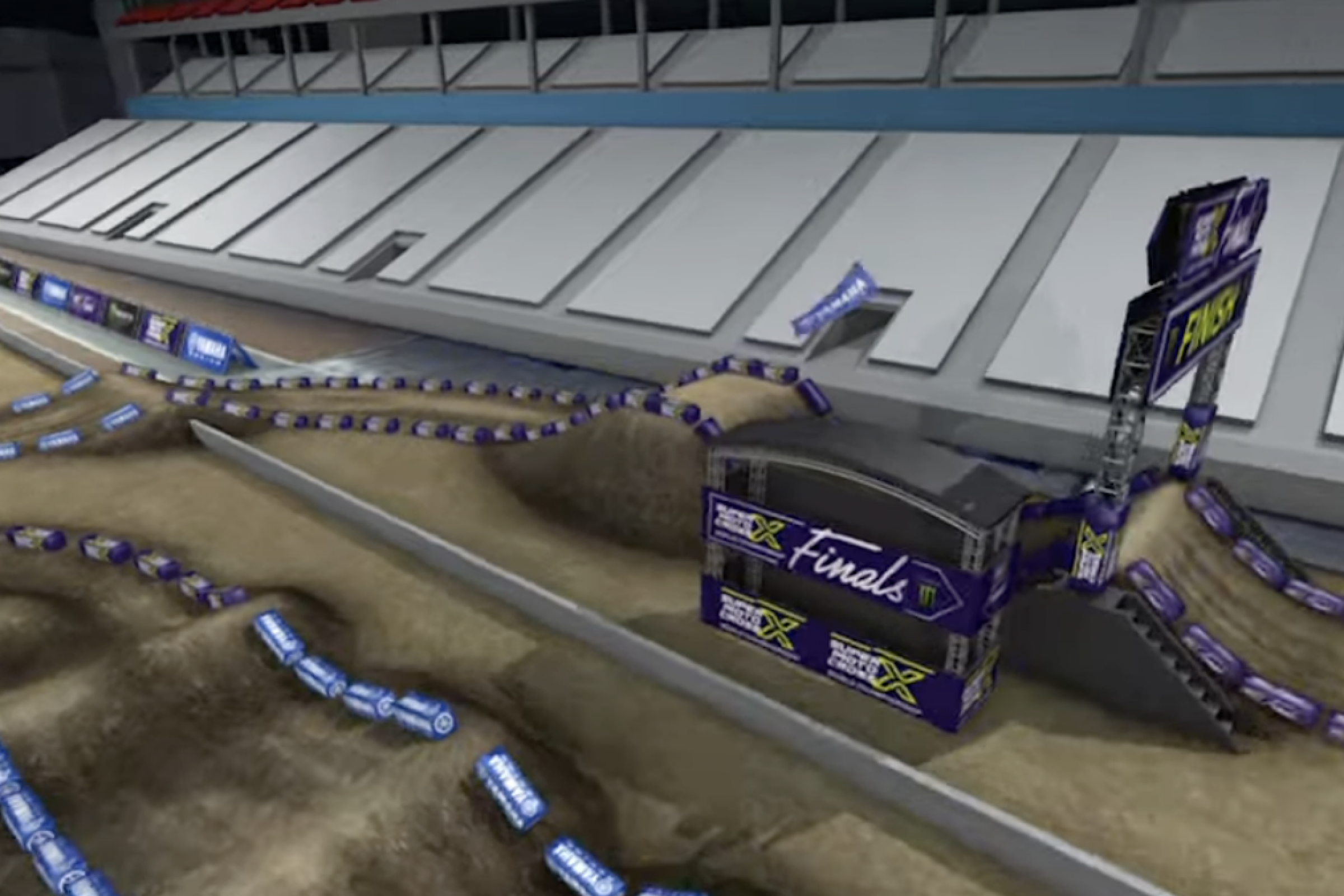 What Does the SMX World Championship Final Track Look Like in Las Vegas?