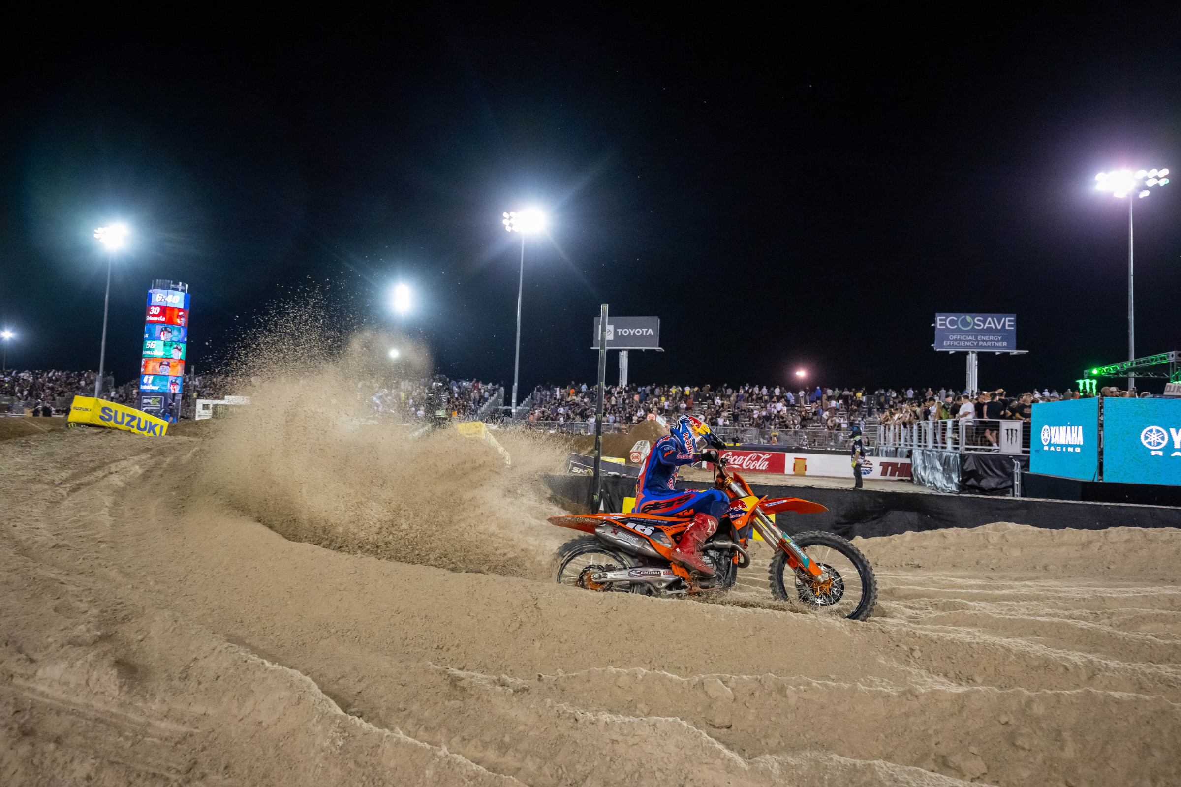 Vialle competed on a 250 for the last time on Saturday night.