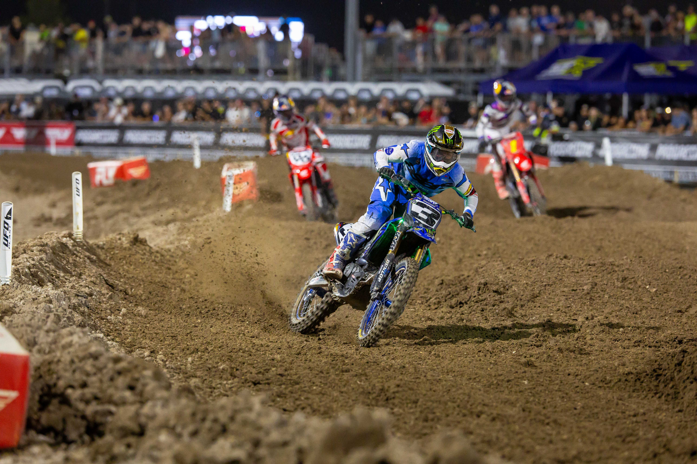 Tomac has his hands full with with the Lawrence brothers.