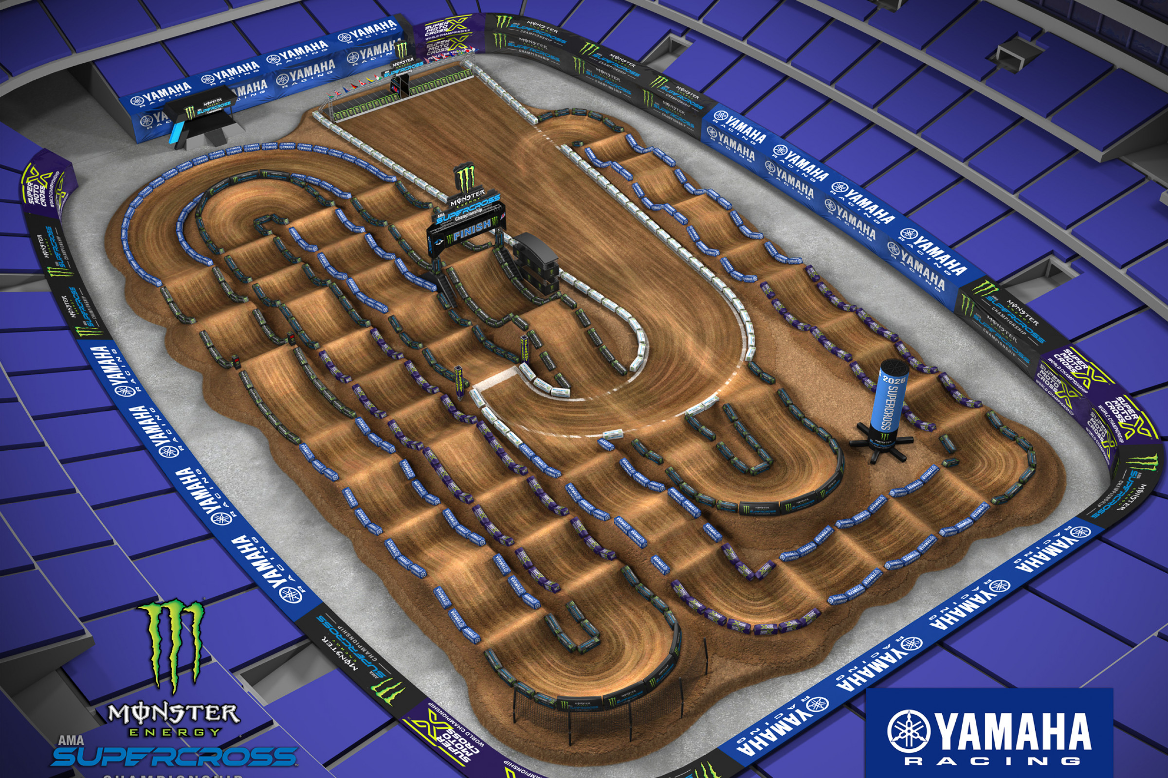 2026 Supercross Track Maps