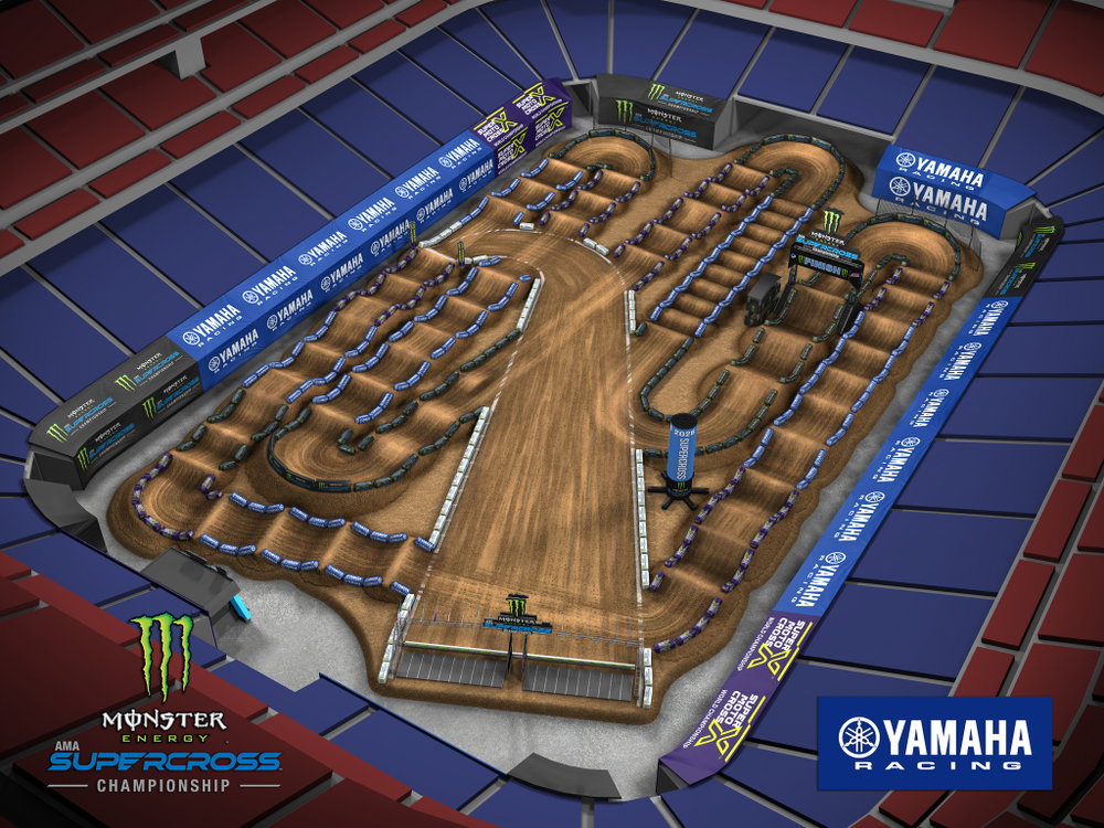 What Does the Houston SX Supercross Layout Look Like? Watch Track Map Video