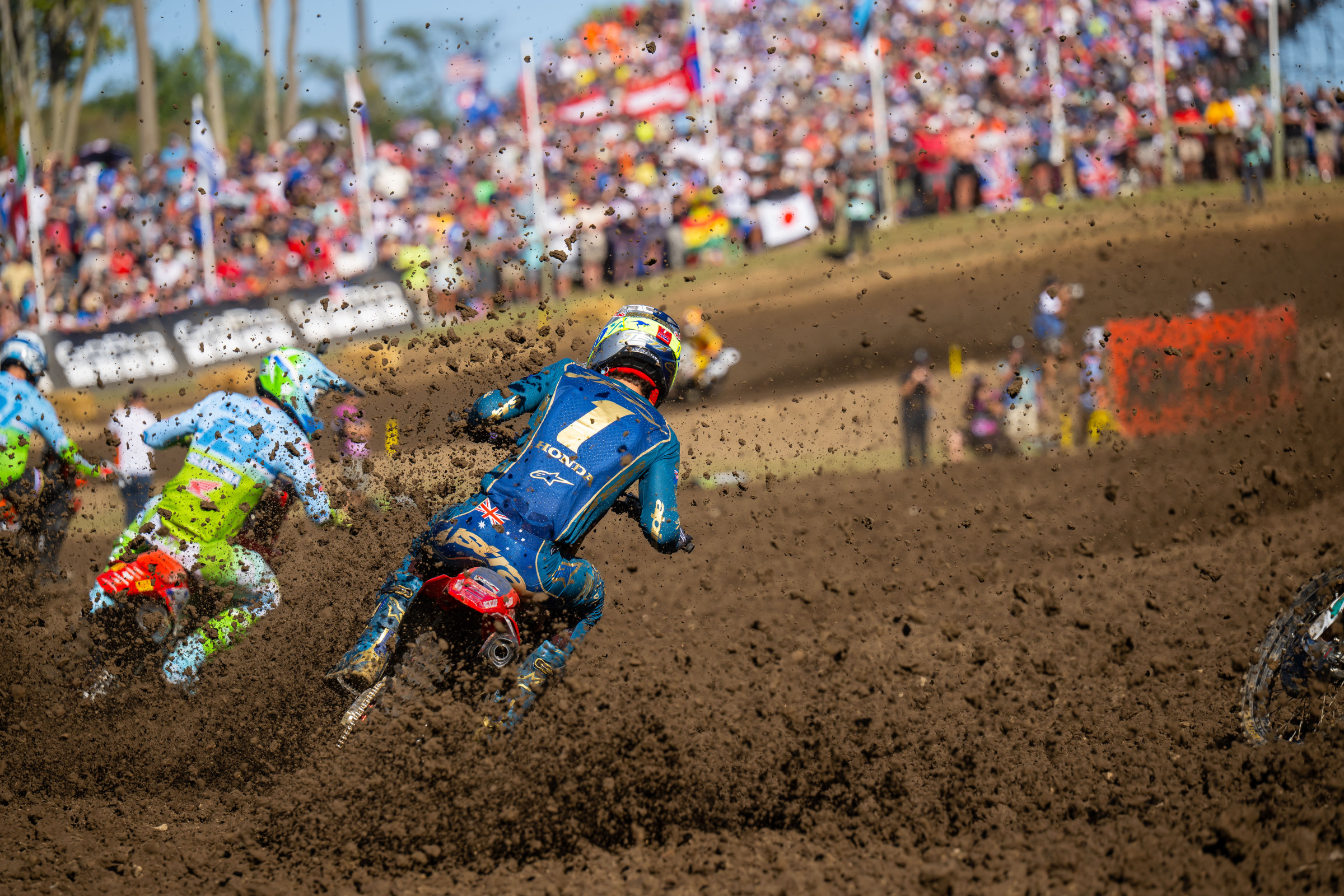 Riders battled a hard base all weekend at Ironman Raceway.