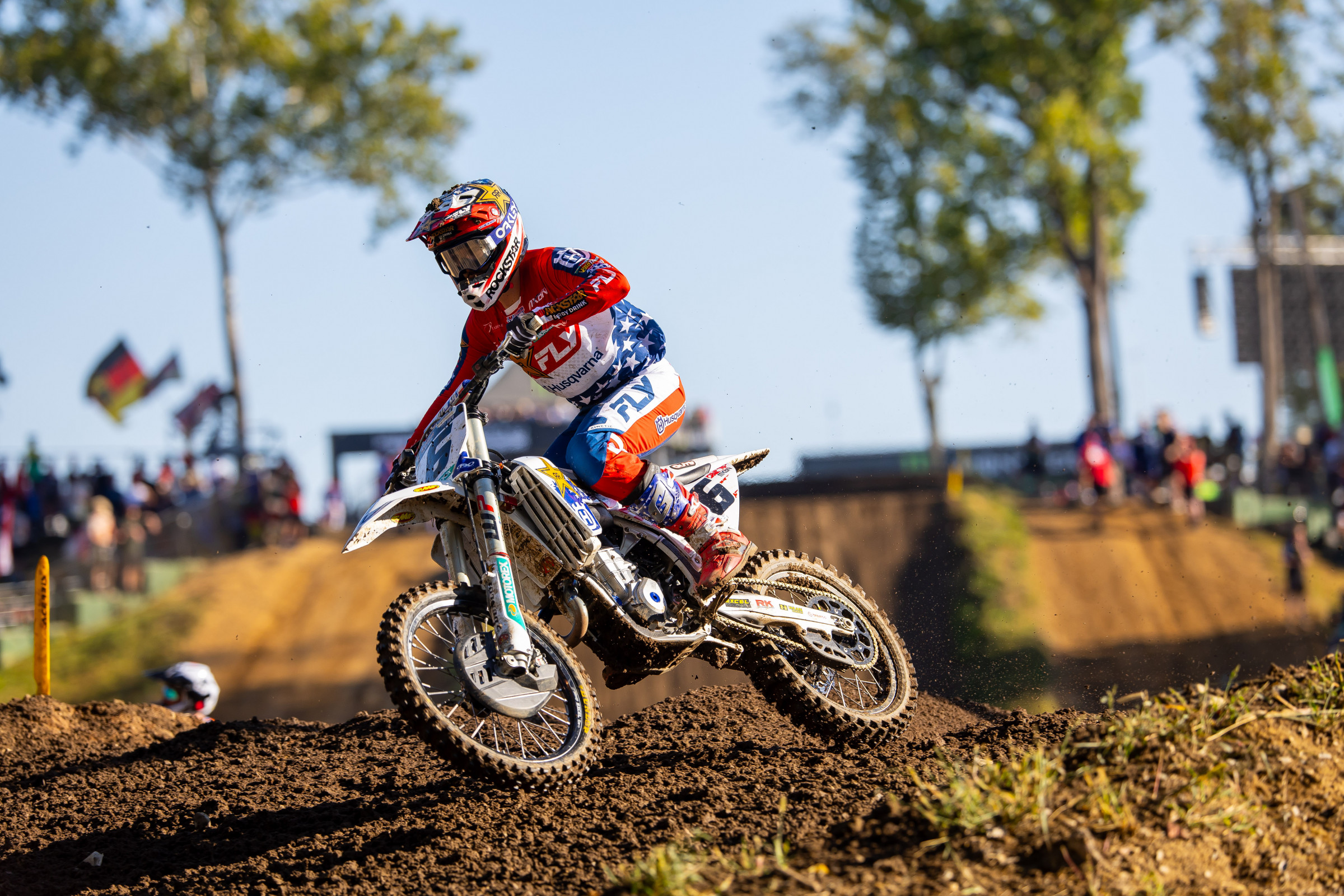 Three crashes in his first race and a DNF in the second isn't the kind of day Hampshire was hoping for.