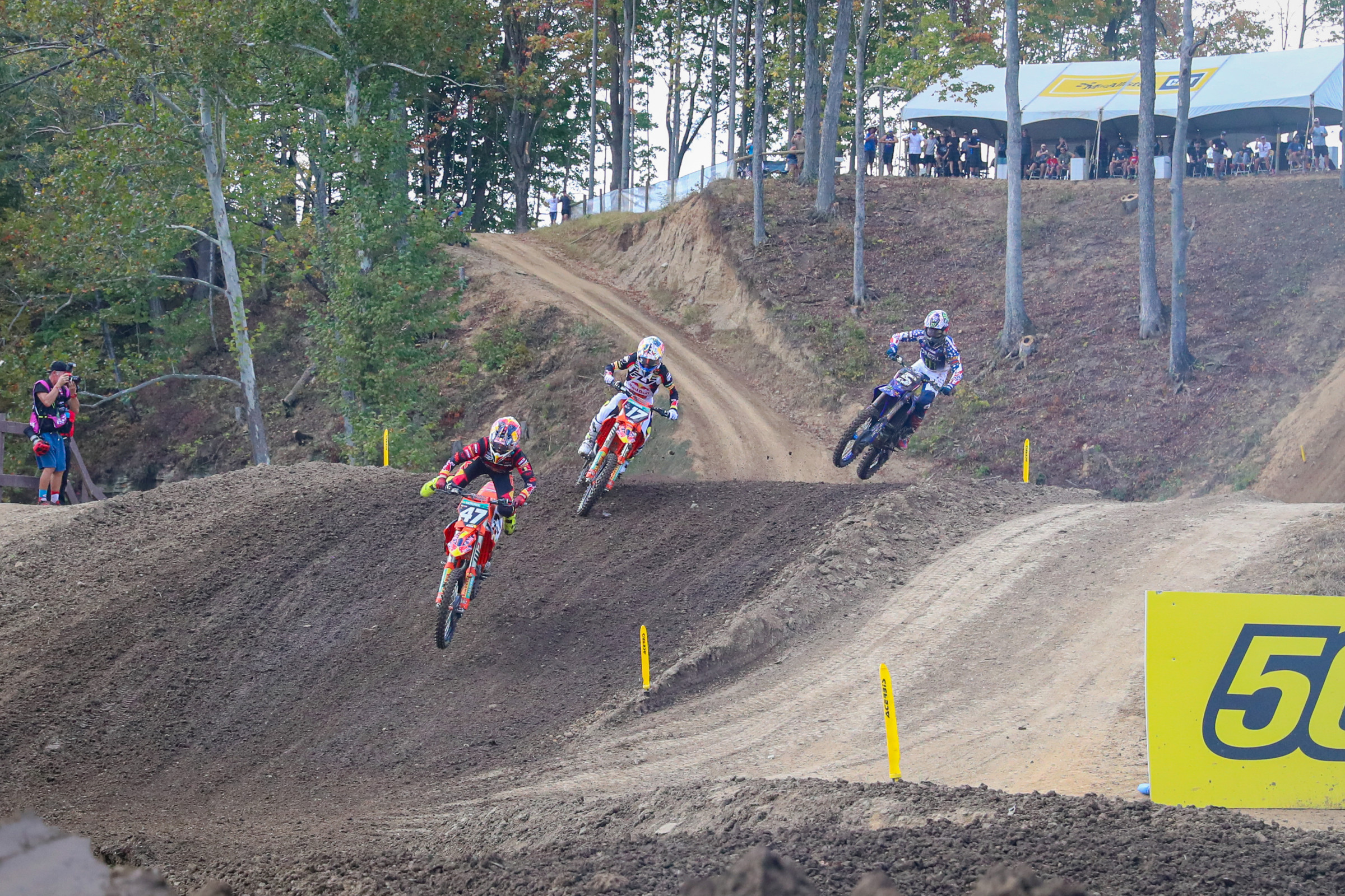 Watch: Coenen Brothers Have Multiple Near Crashes at Ironman Raceway at MXoN