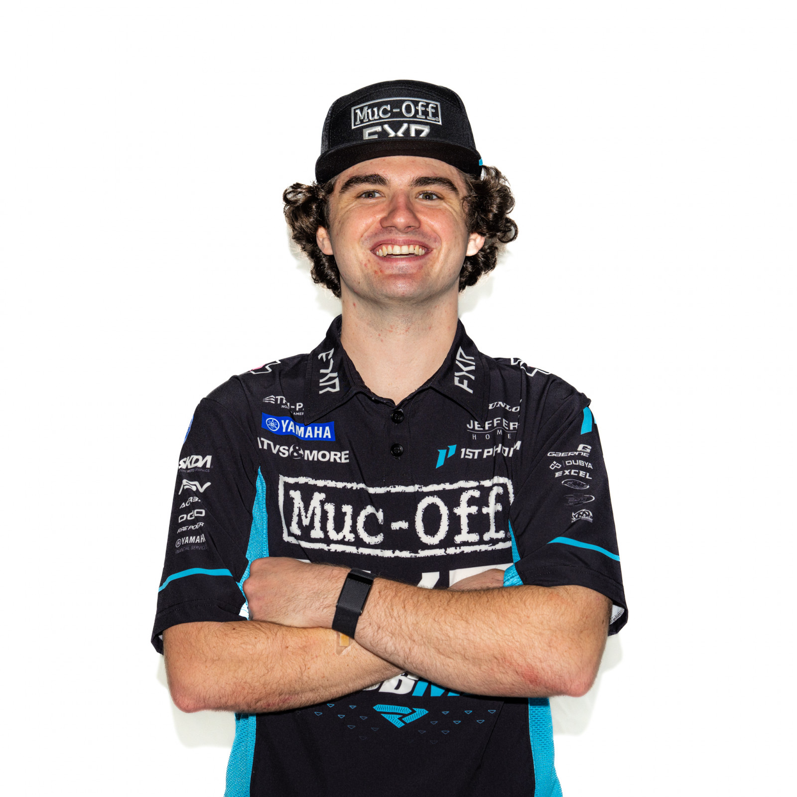 Devin Simonson showing of his well-known locks!