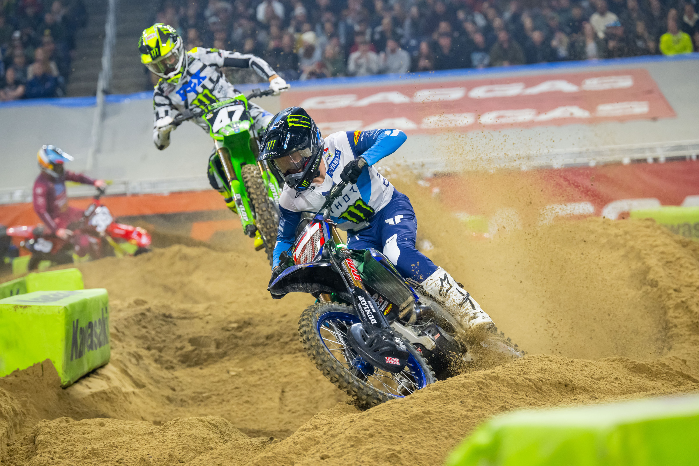 Anstie wore the red plate after winning the 250SX East division opener in Tampa. He looked to have another win in hand in Detroit until a late-race red flag put Levi Kitchen in position to win. Still, title-wise, Anstie looked good until a leg injury ended his bid.
