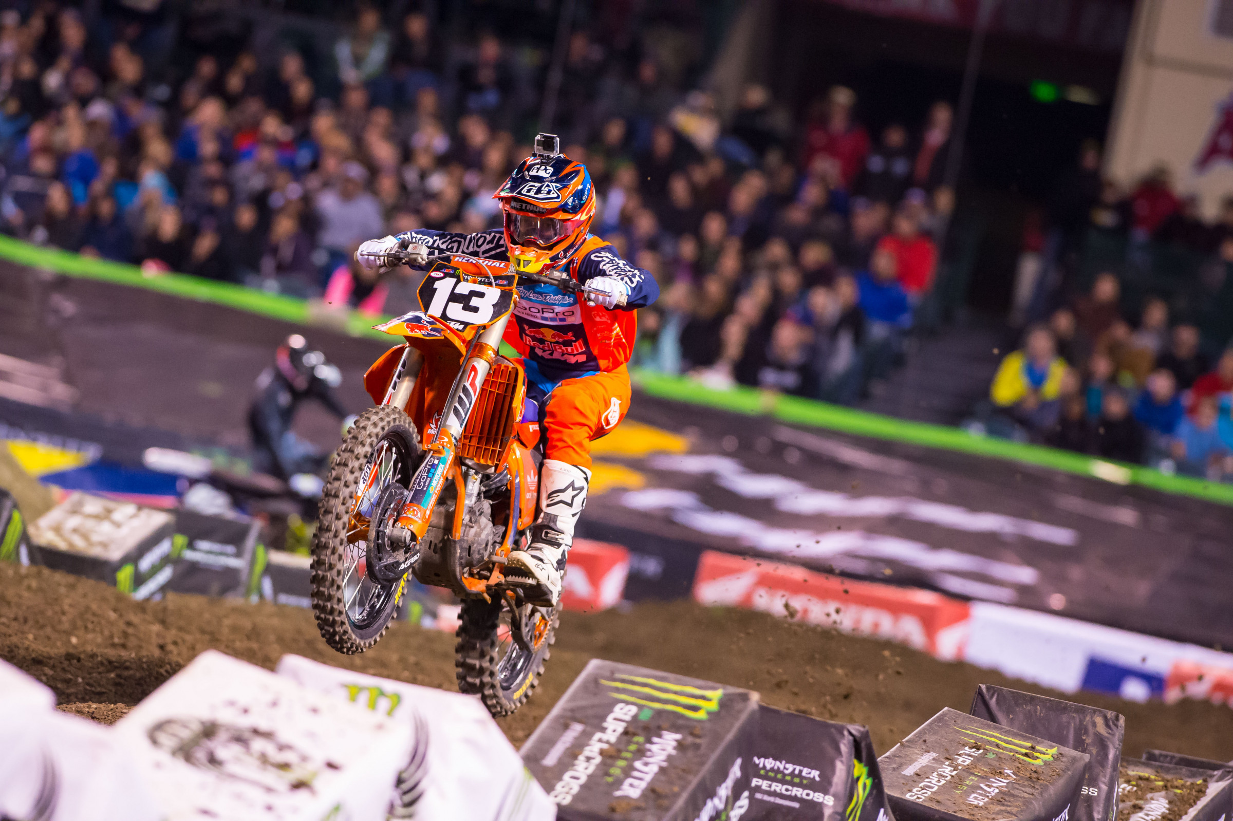 Jessy Nelson at the 2016 Anaheim 1 SX.