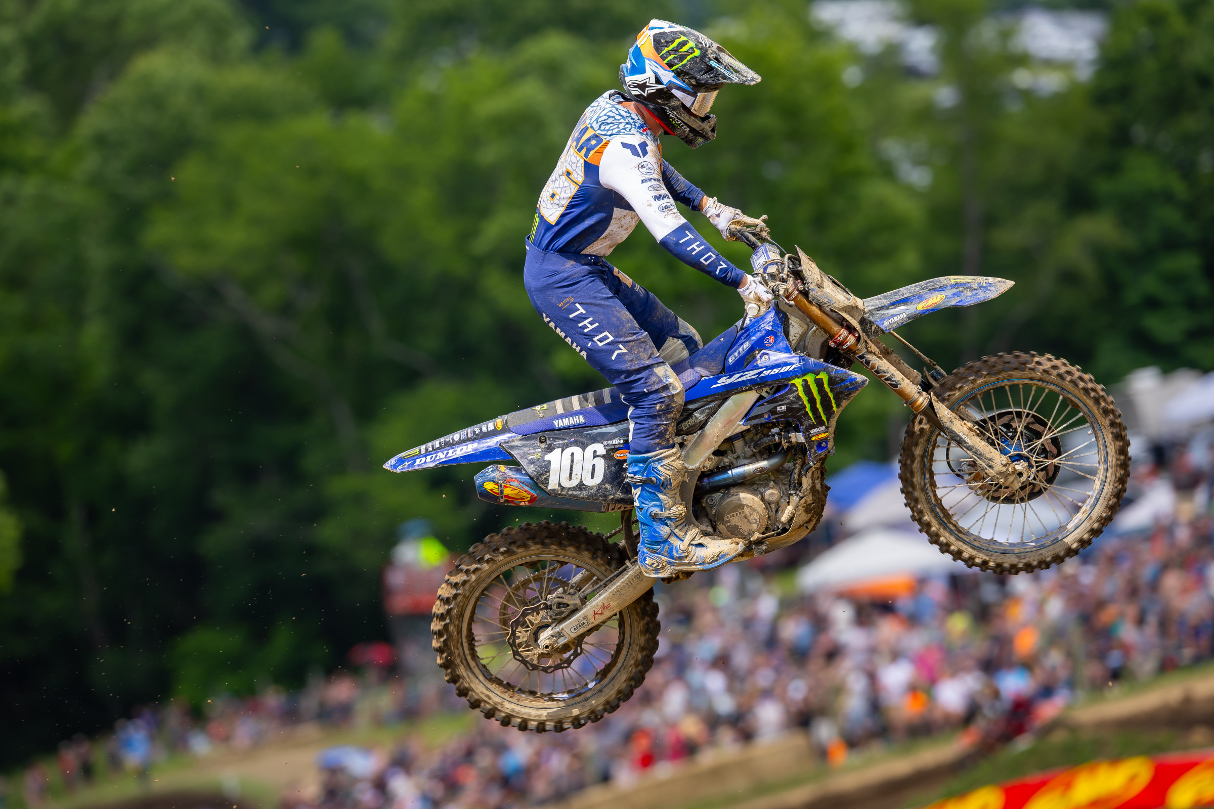 Kayden Minear's rookie Pro Motocross number in 2025.