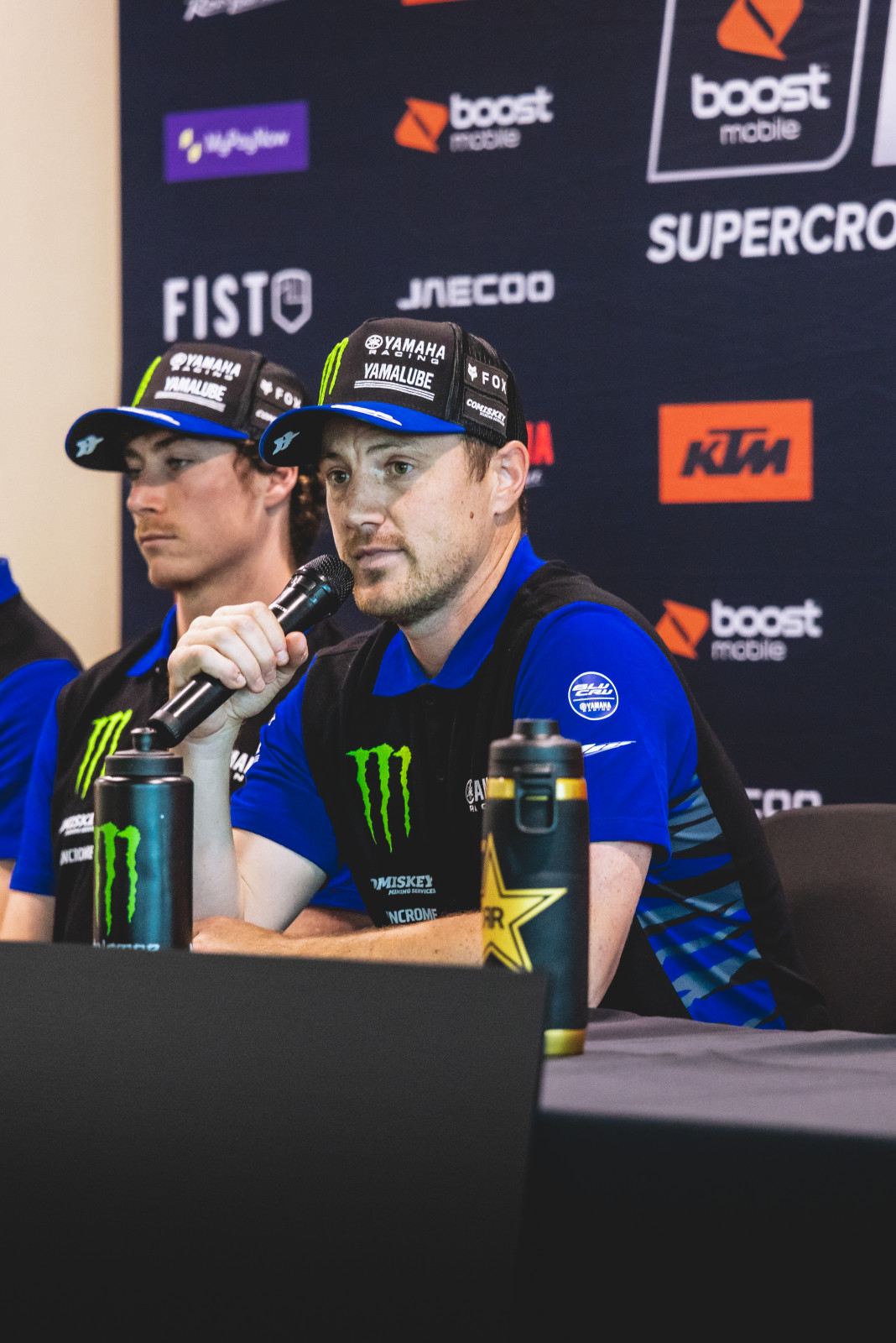 Phil speaking to his massive fanbase in Australia.