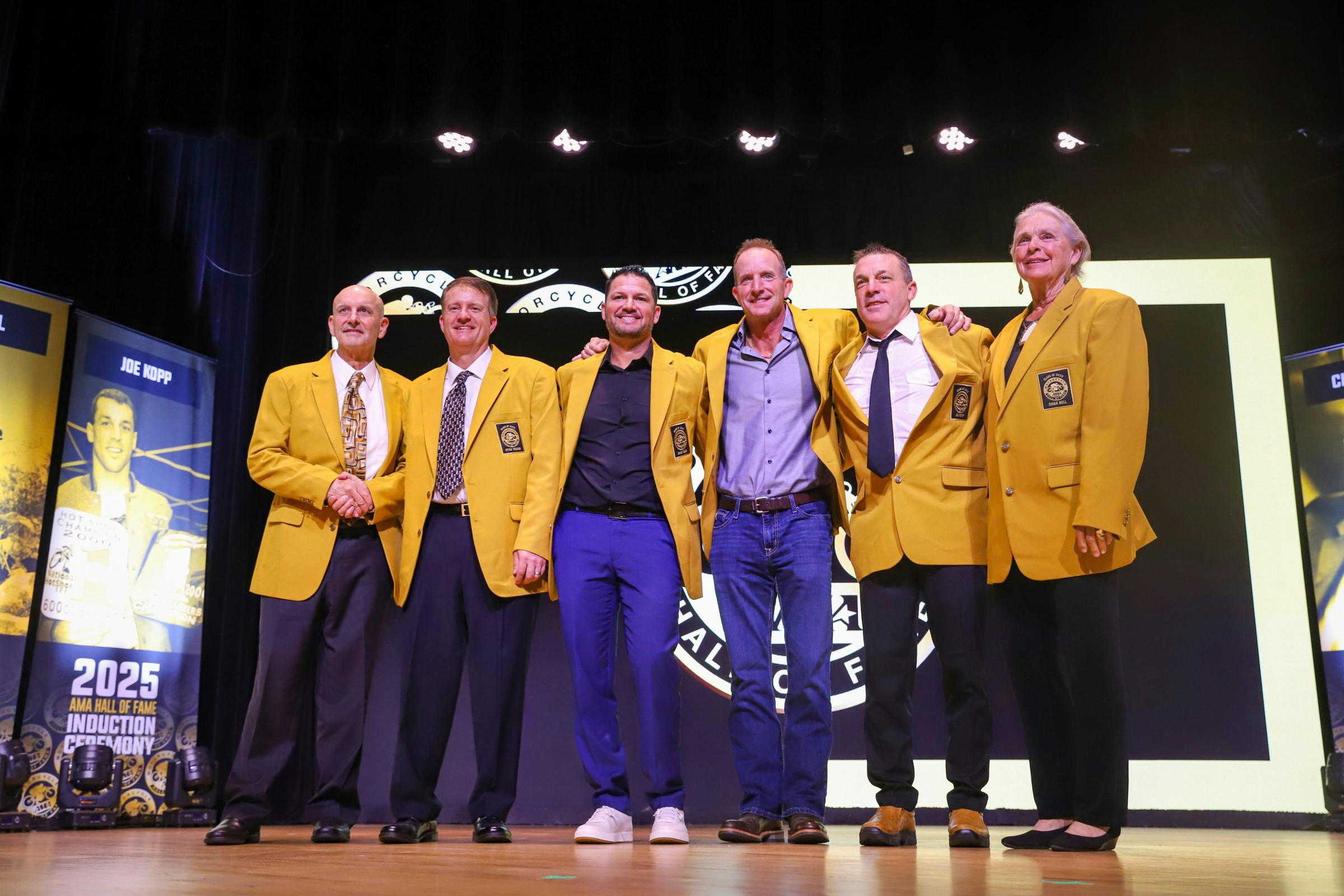 The AMA Motorcycle Hall of Fame Class 2025.