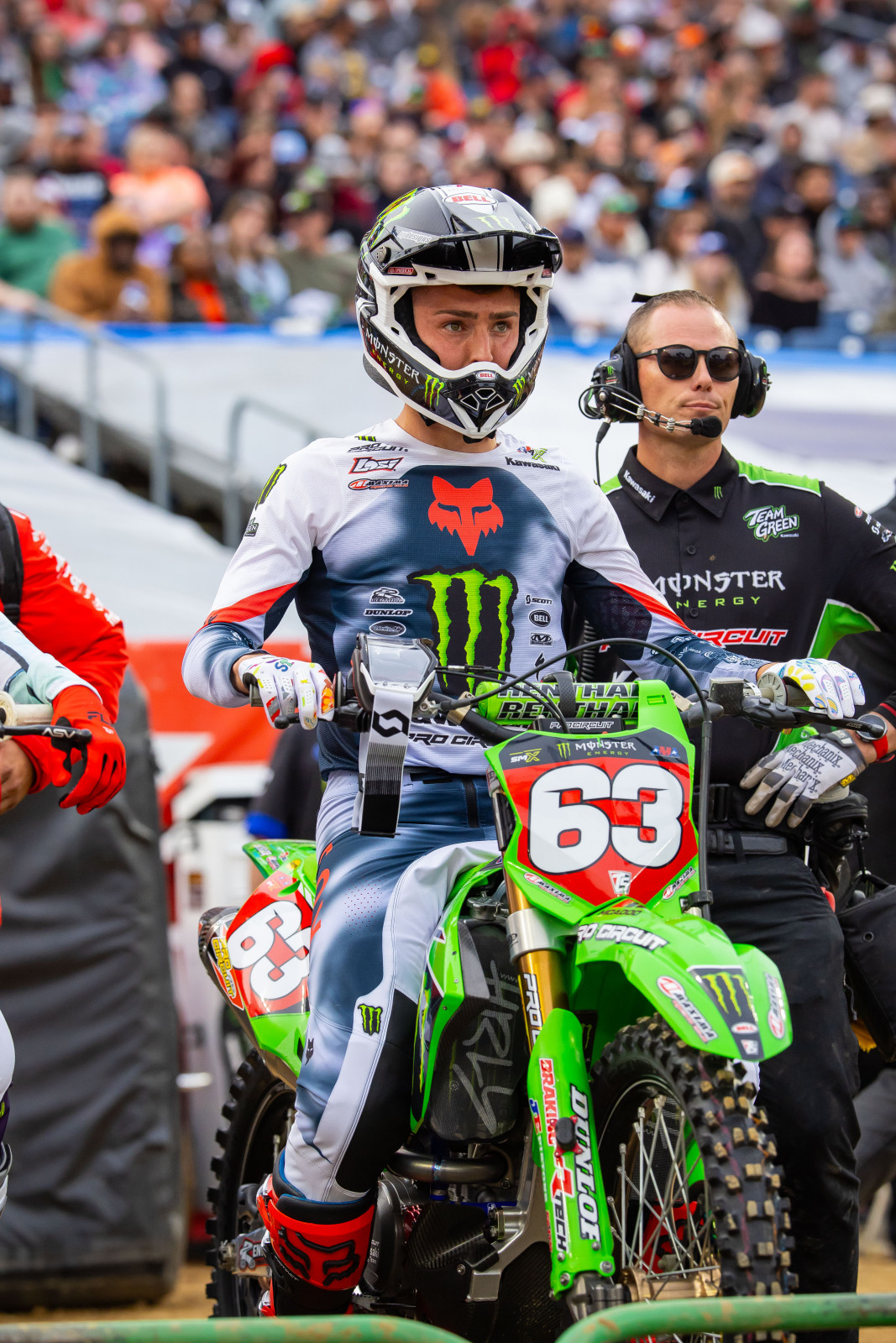 Cameron McAdoo held the red plate in 2024, unfortunately a qualifying crash in Nashville resulted in a shoulder injury and the end of his title run. 