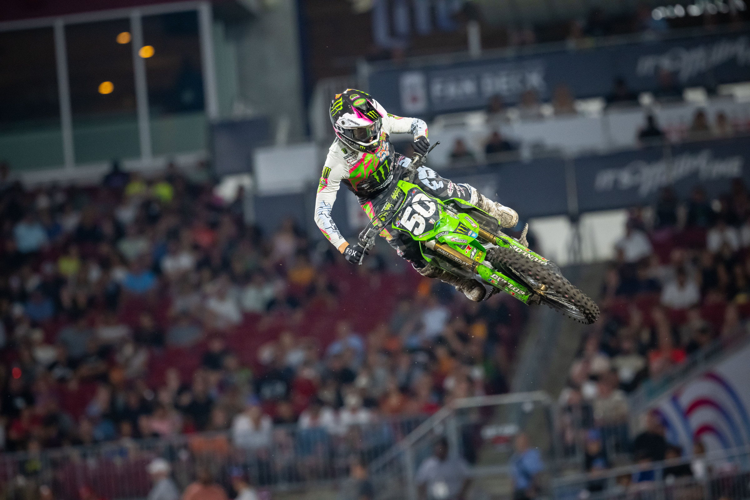 Cameron McAdoo on his way to a third place finish in Tampa earlier this year.