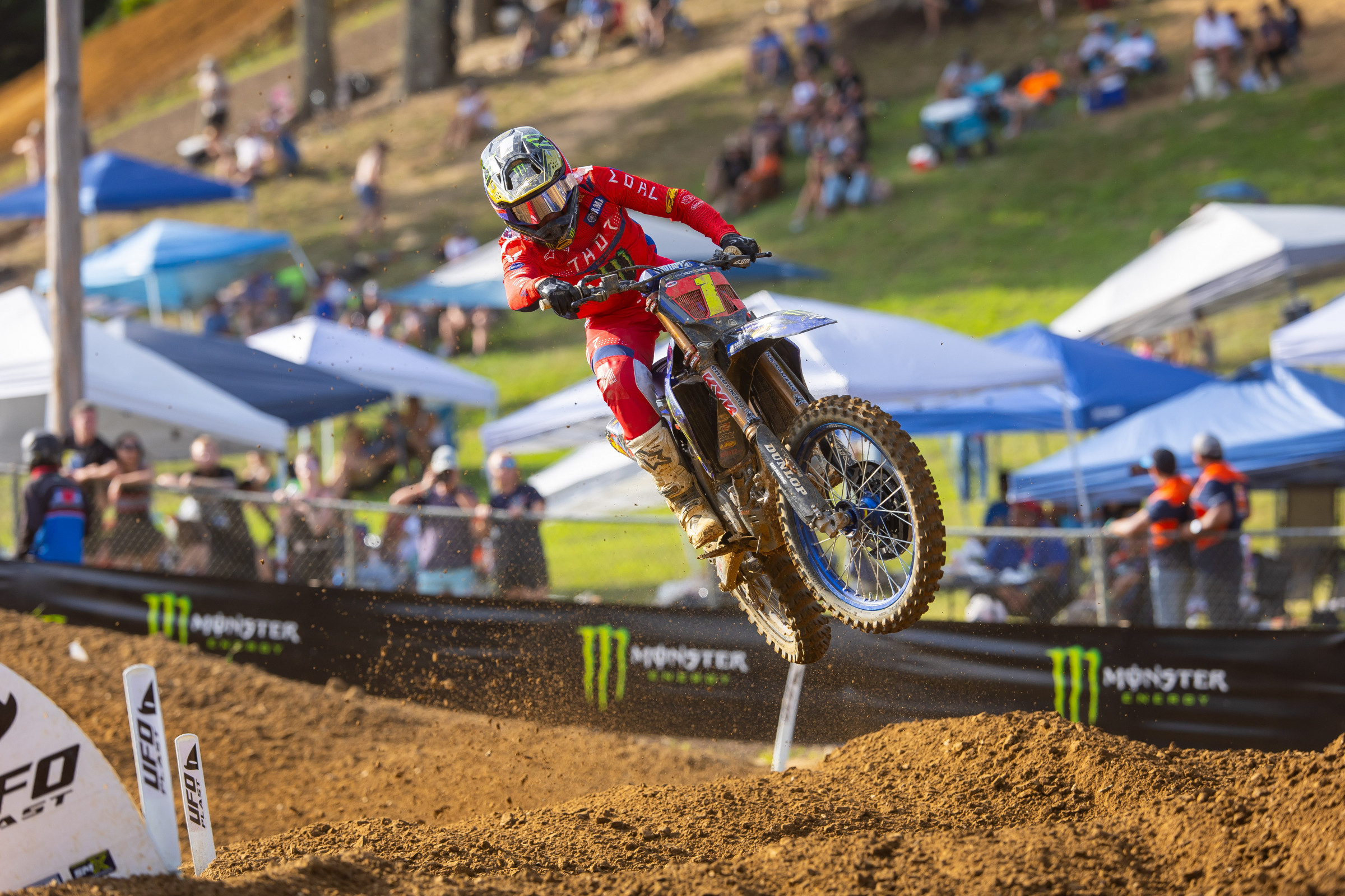 Deegan at the 2025 Pro Motocross finale at Budds Creek Motocross Park.