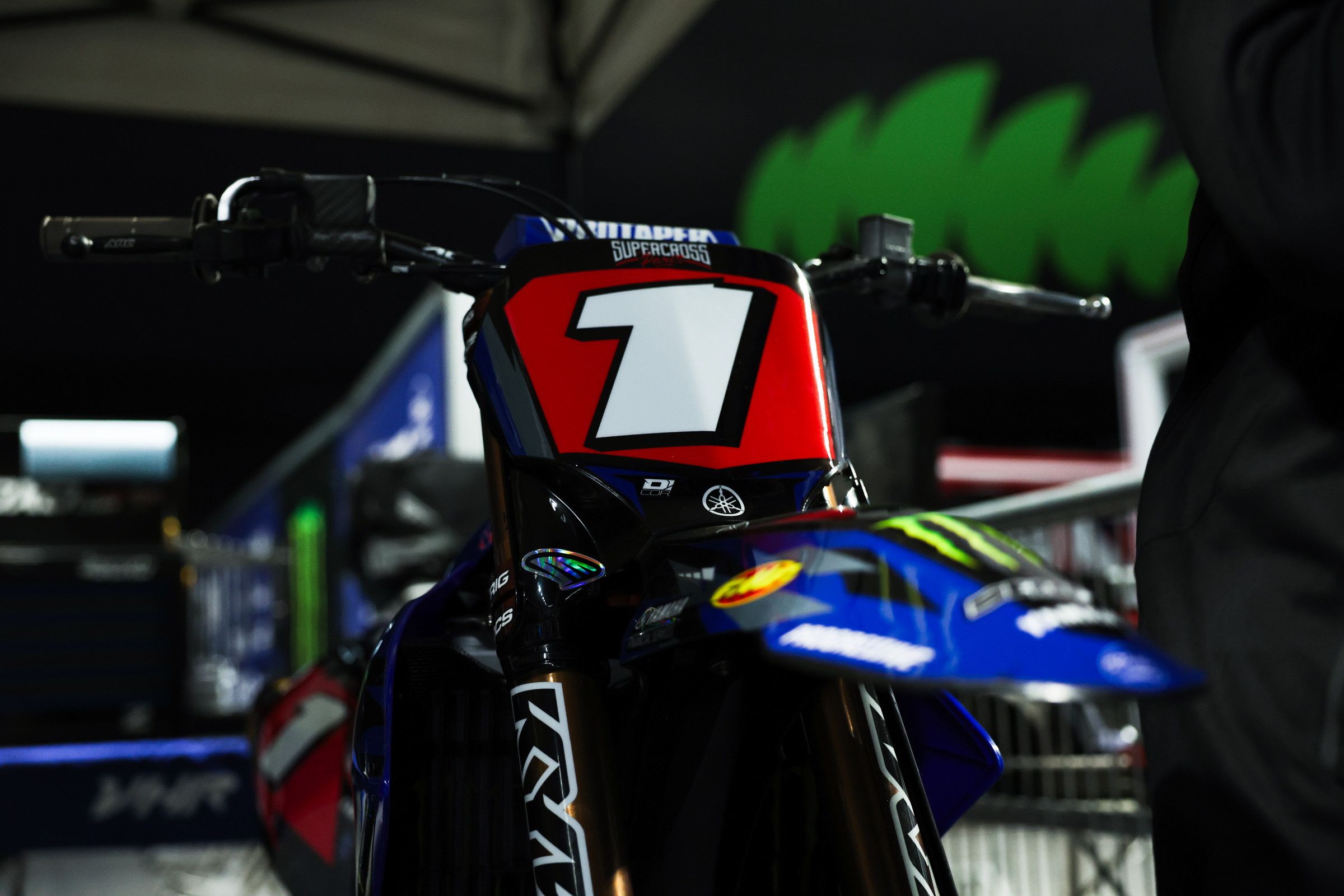 Cooper Webb's #1 YZ450F for the 2025 Paris SX.