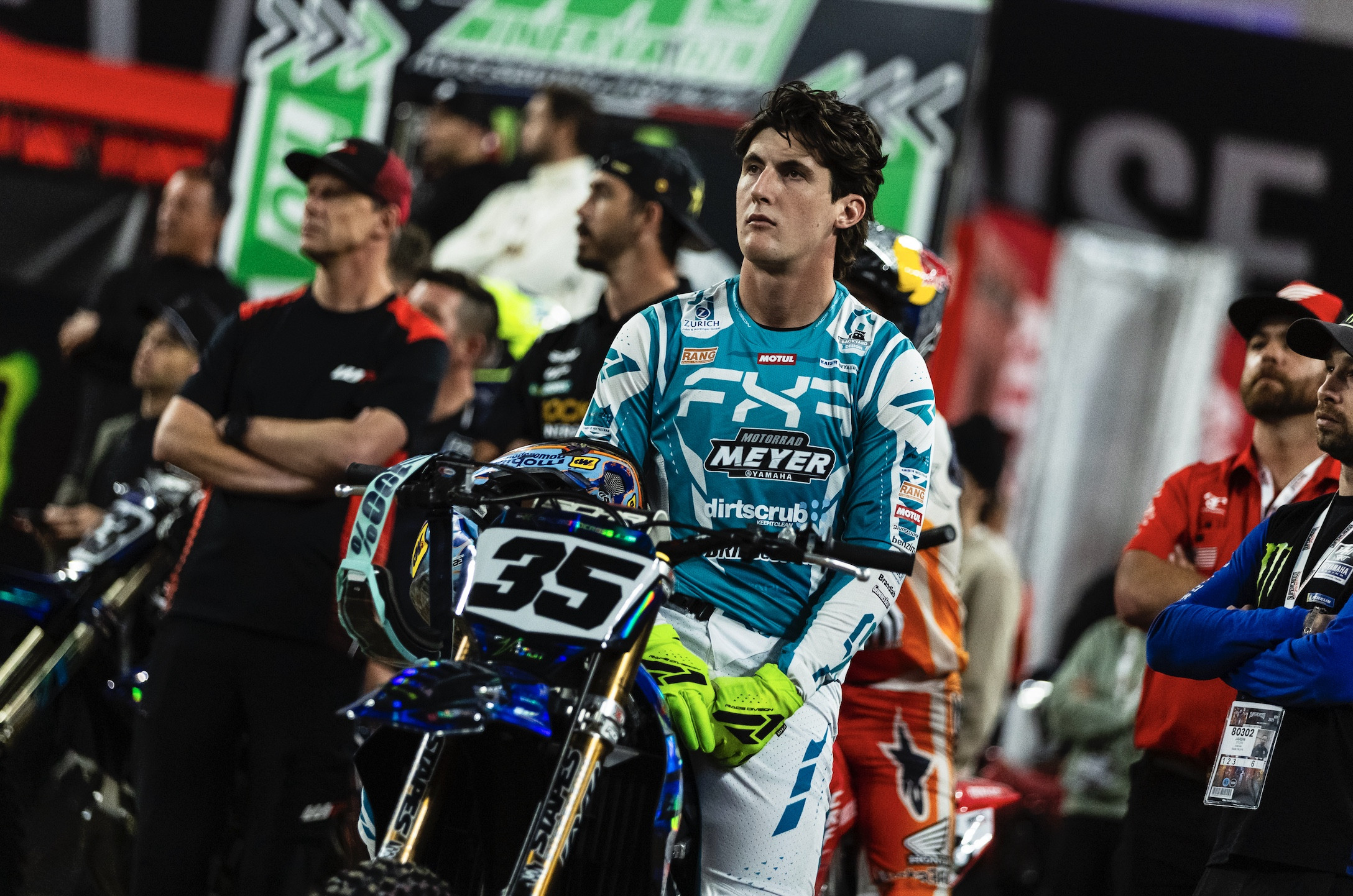 Marshal Weltin at the Paris Supercross.
