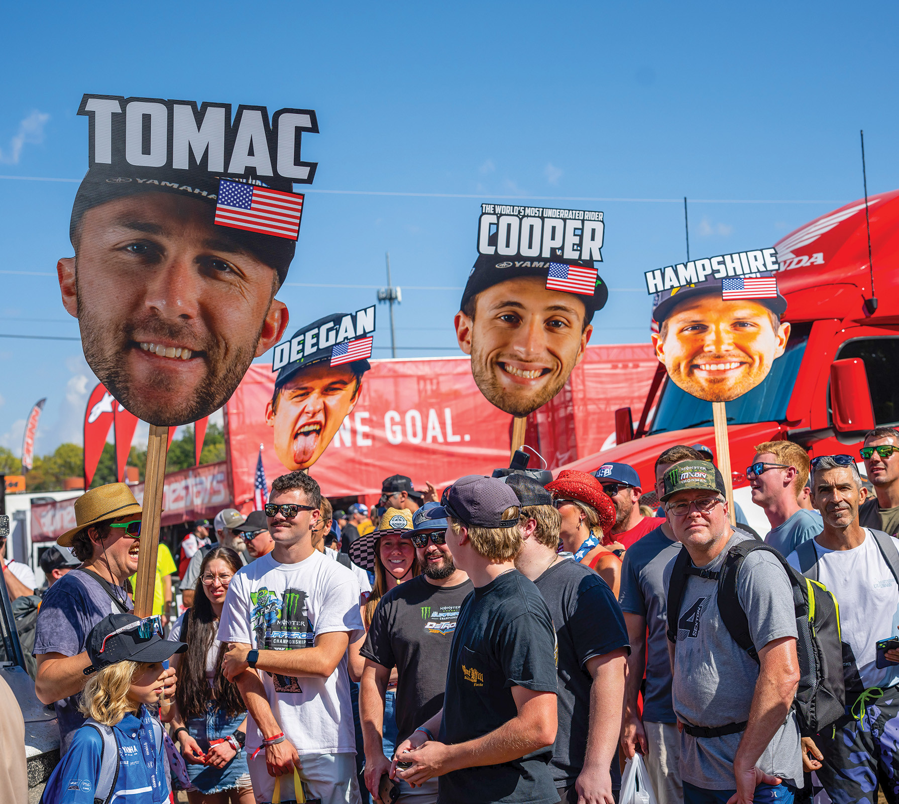 Obviously, one of these signs was not necessary at the ’25 Motocross of Nations.