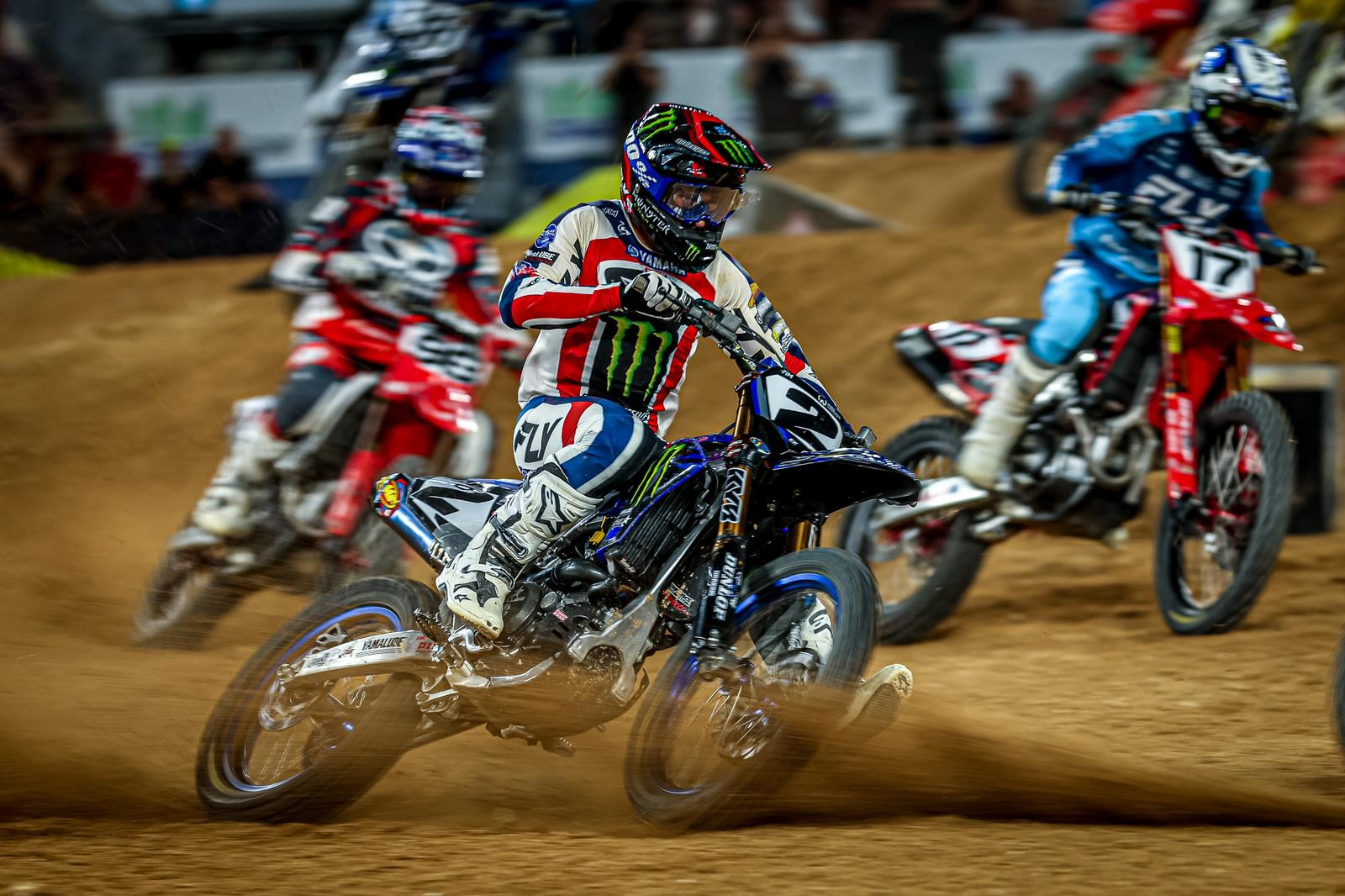 Cooper Webb was pretty standard Cooper Webb, as in sneaky good, won one of the three mains, and got on the podium.