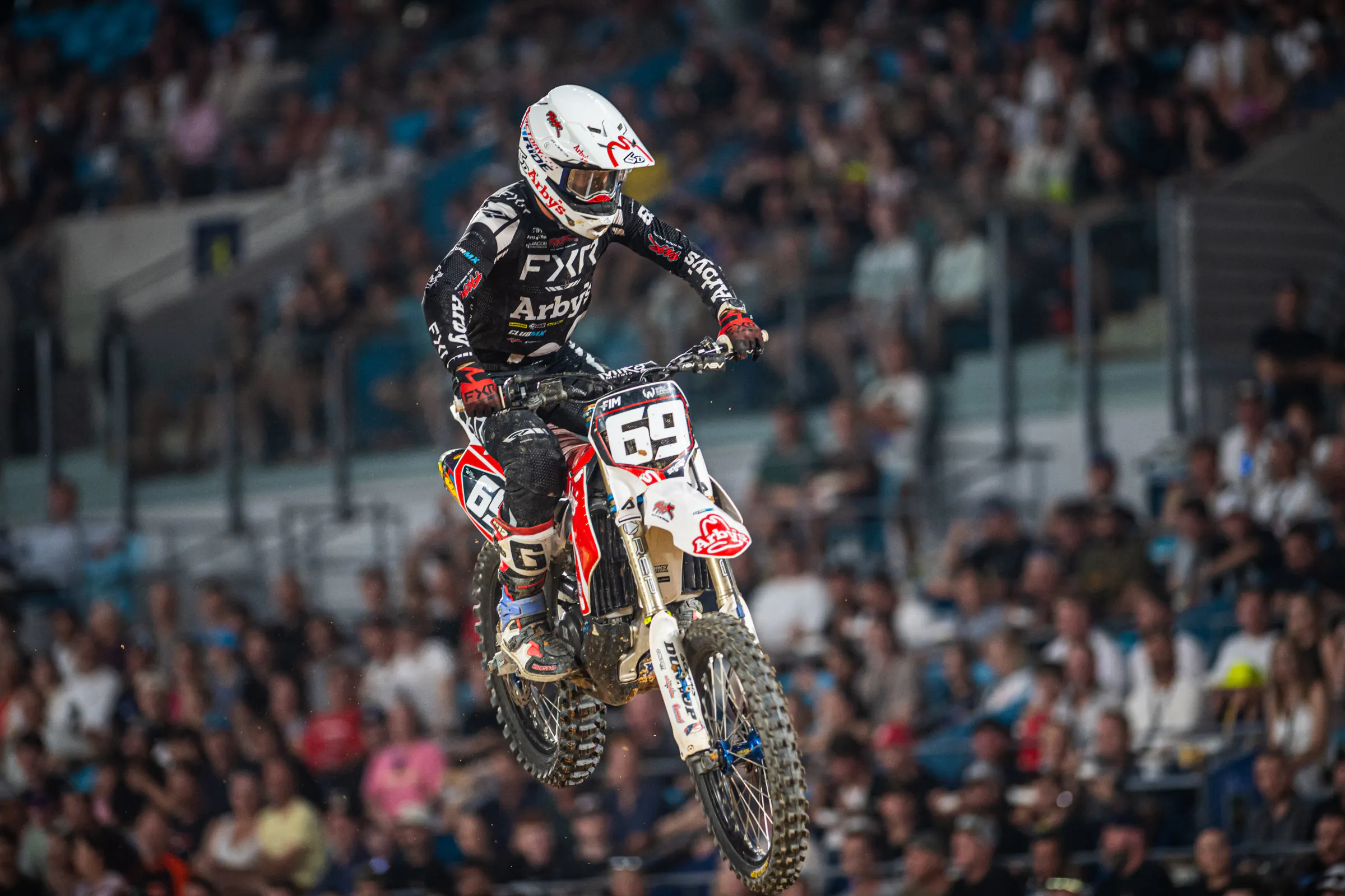 Schock is riding well and trying to hold off McElrath for second in points.