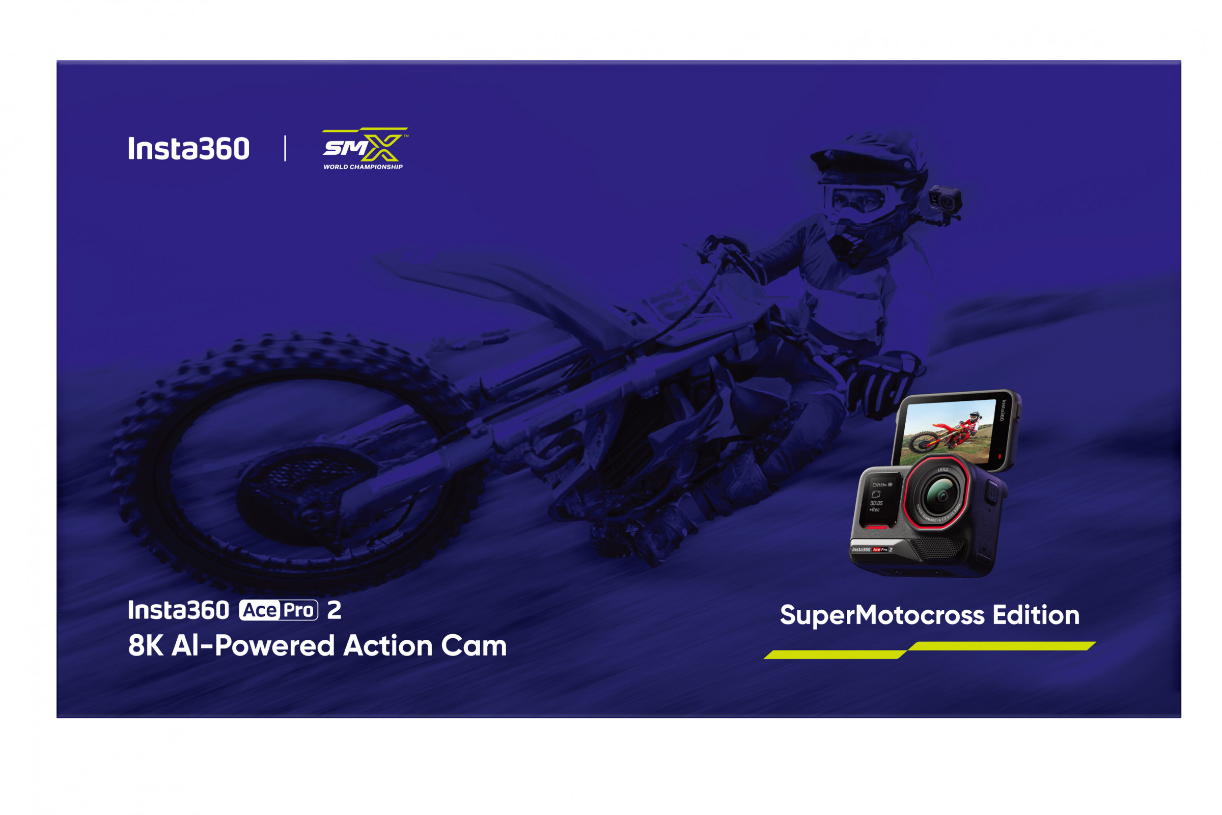 Insta360 and the SMX World Championship Partner for Insta360 Ace Pro 2 SuperMotocross Edition