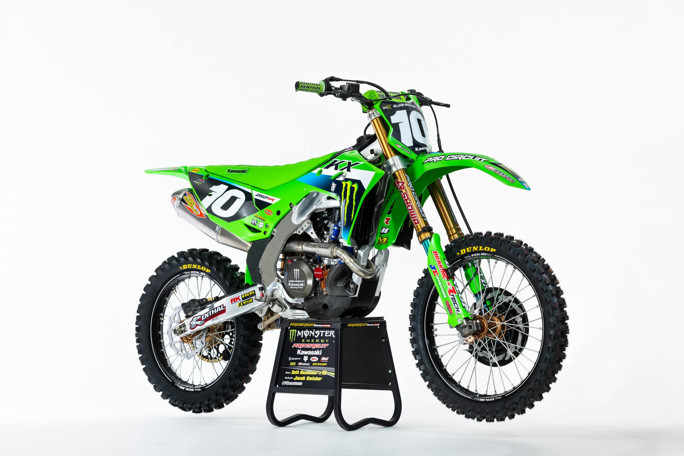 #10 Seth Hammaker's KX250SR