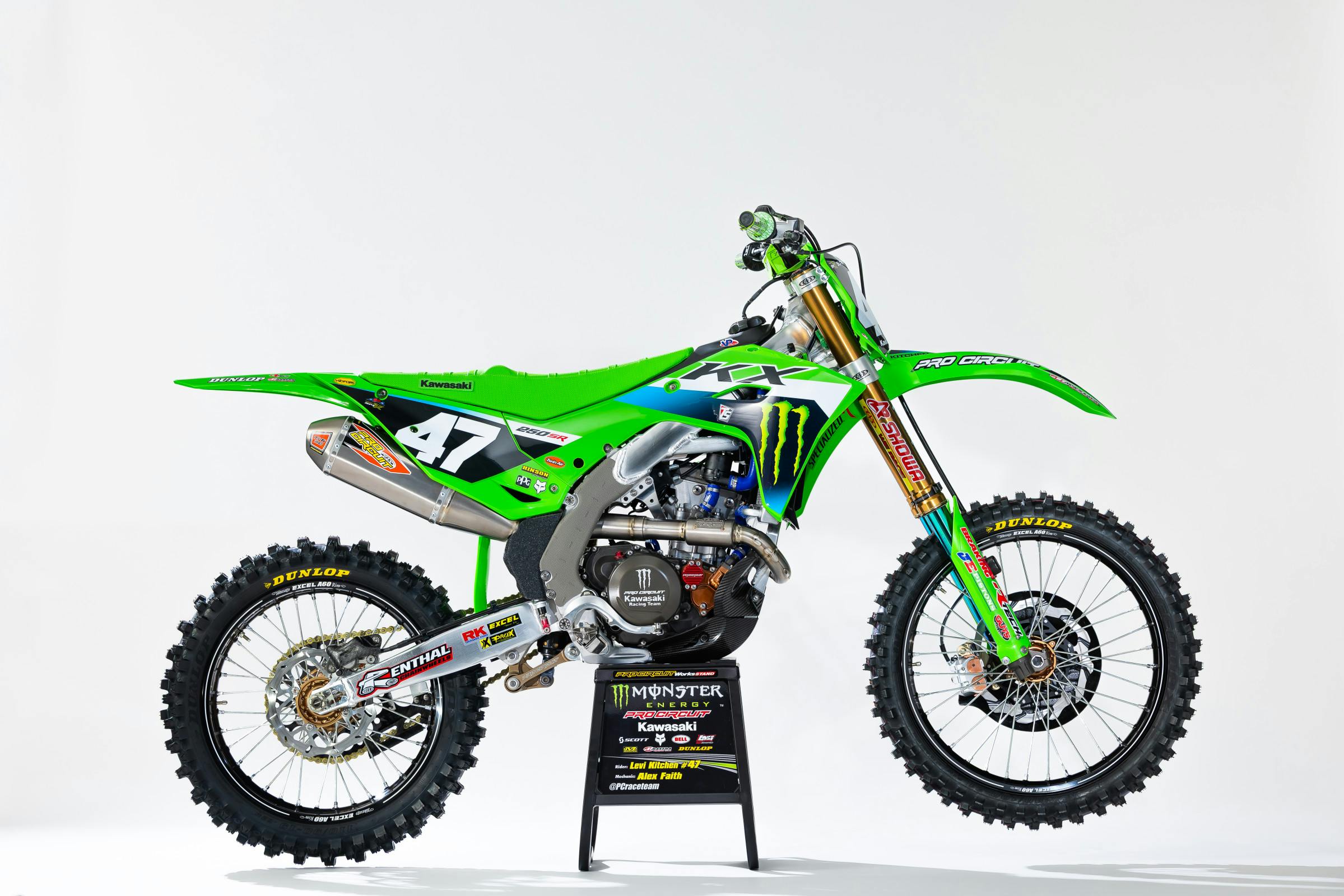 #47 Levi Kitchen's KX250SR
