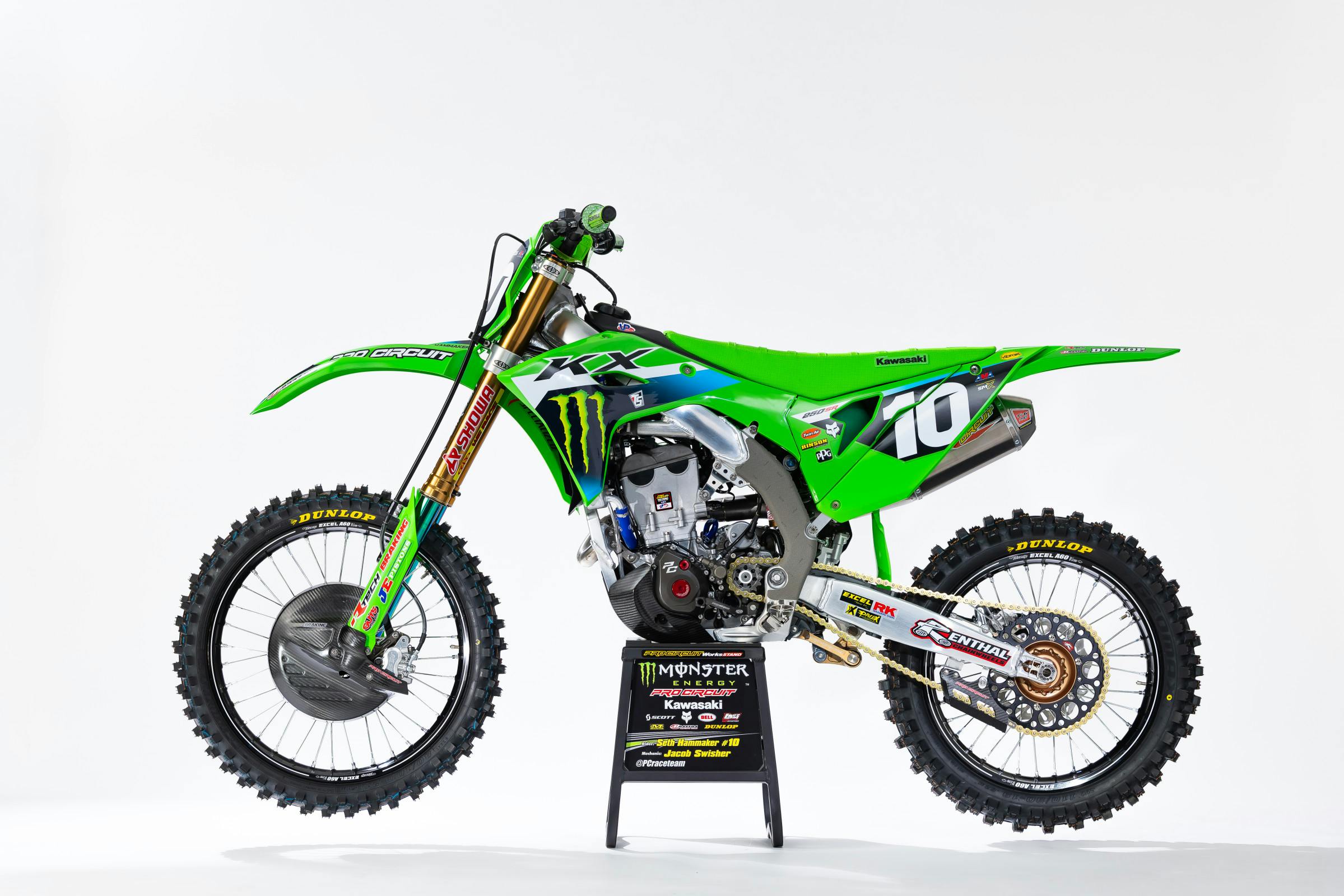 #10 Seth Hammaker's KX250SR