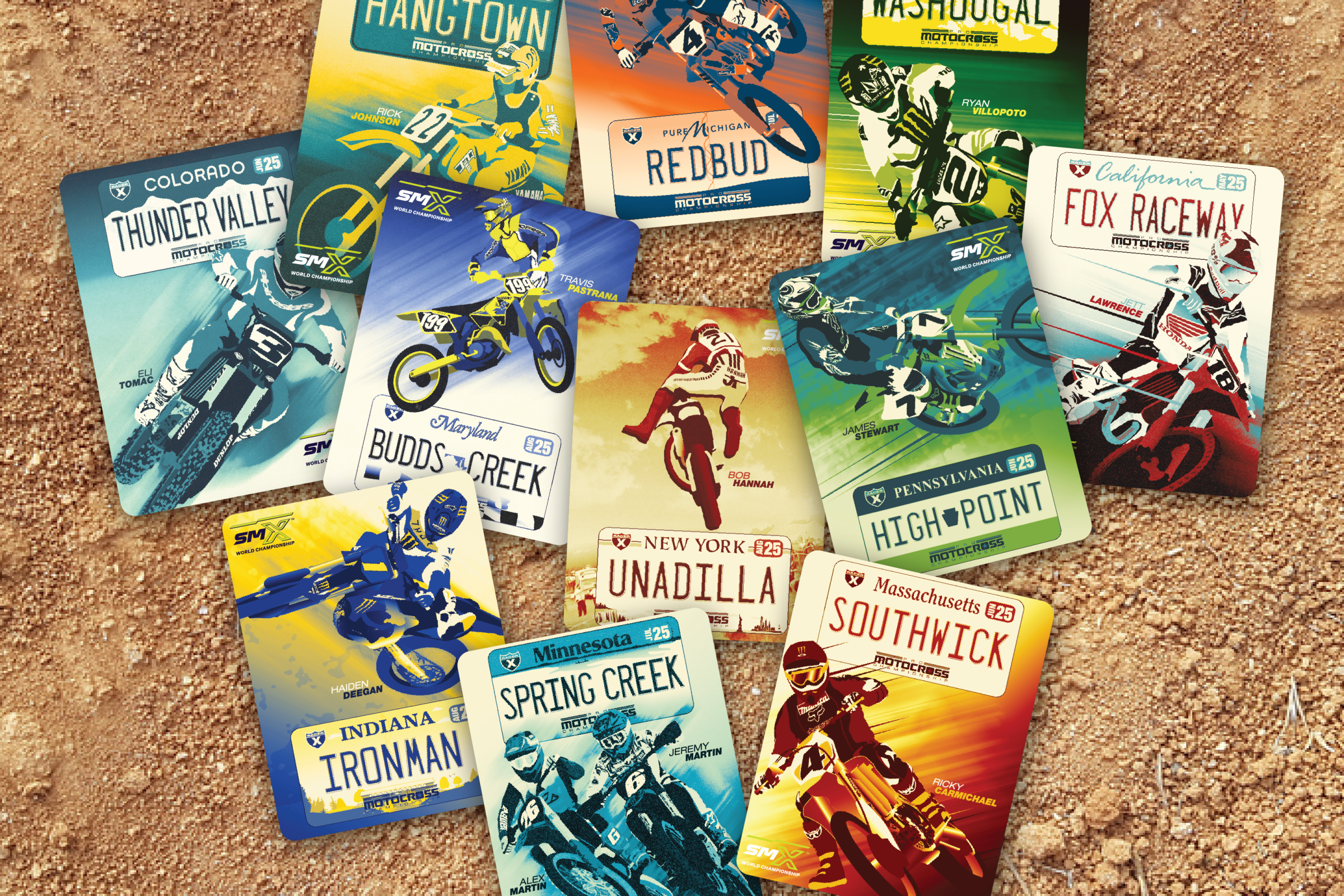 Stocking Stuffer Alert: The 2025 Pro Motocross Sticker Pack Just Dropped!