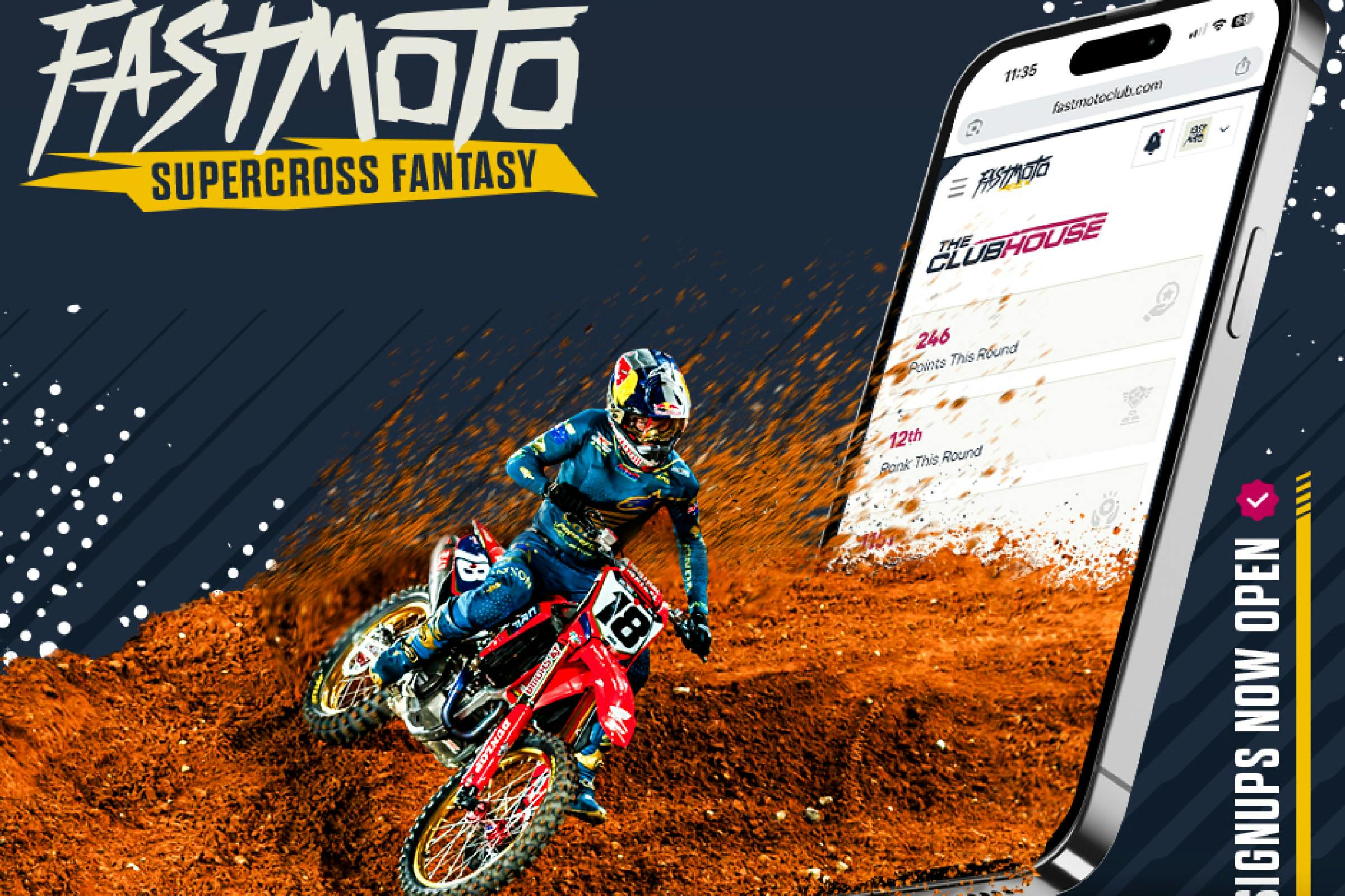 FastMoto Fantasy Returns for 2026 Supercross Season