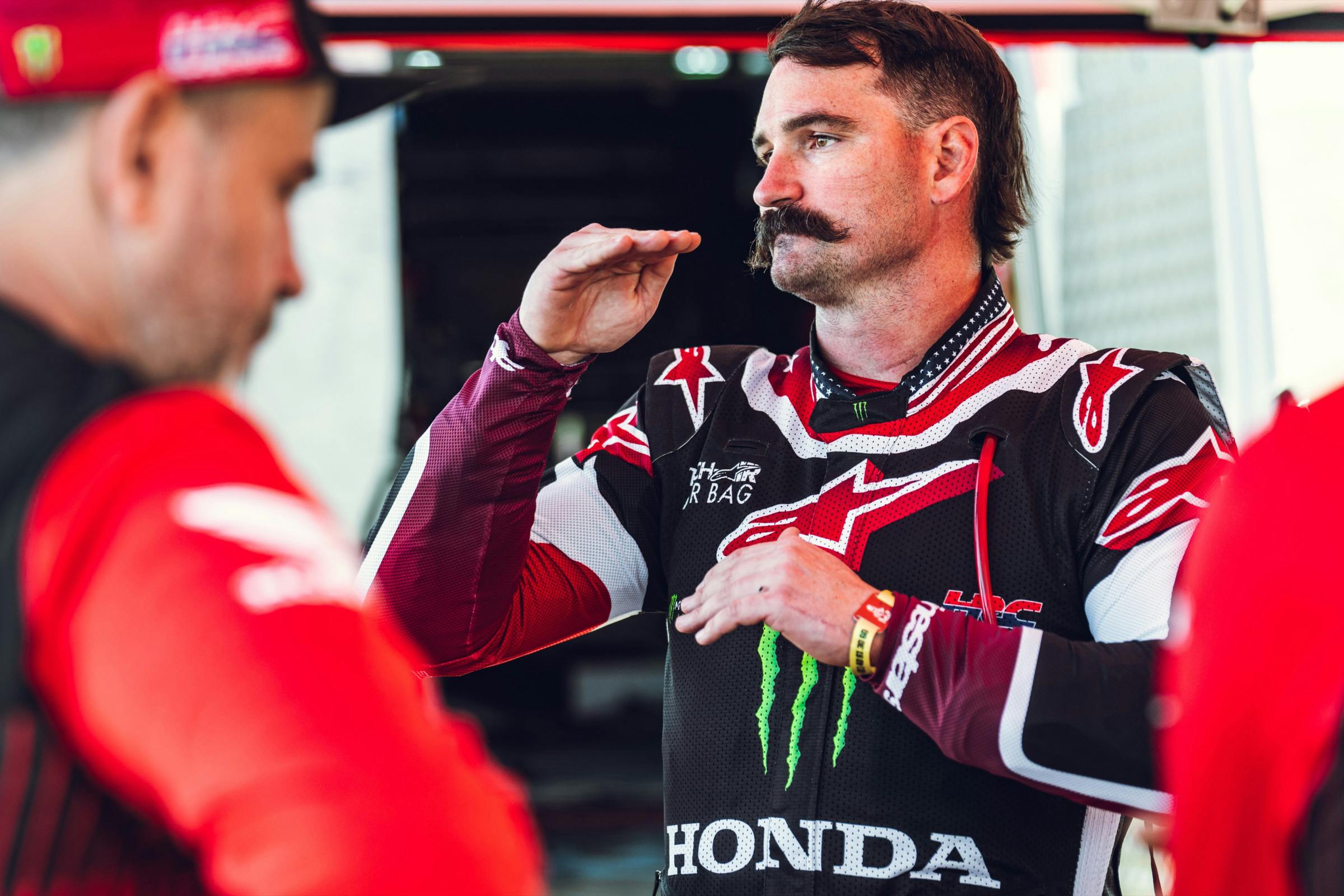 Skyler Howes' mustache is certainly ready for 2026.