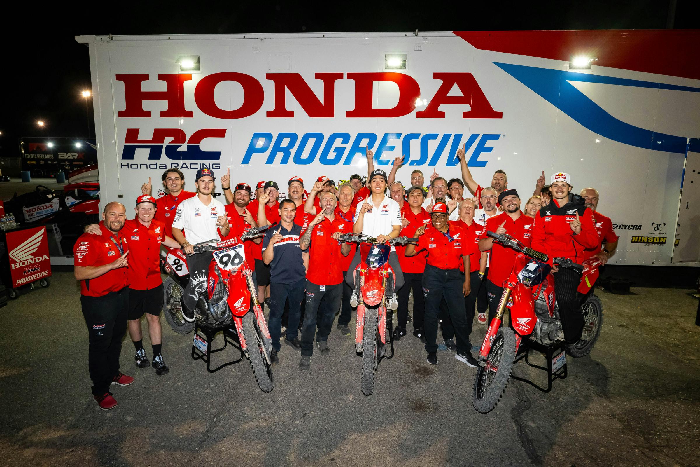 Johnny O'Mara and Team Honda HRC Progressive.&nbsp;