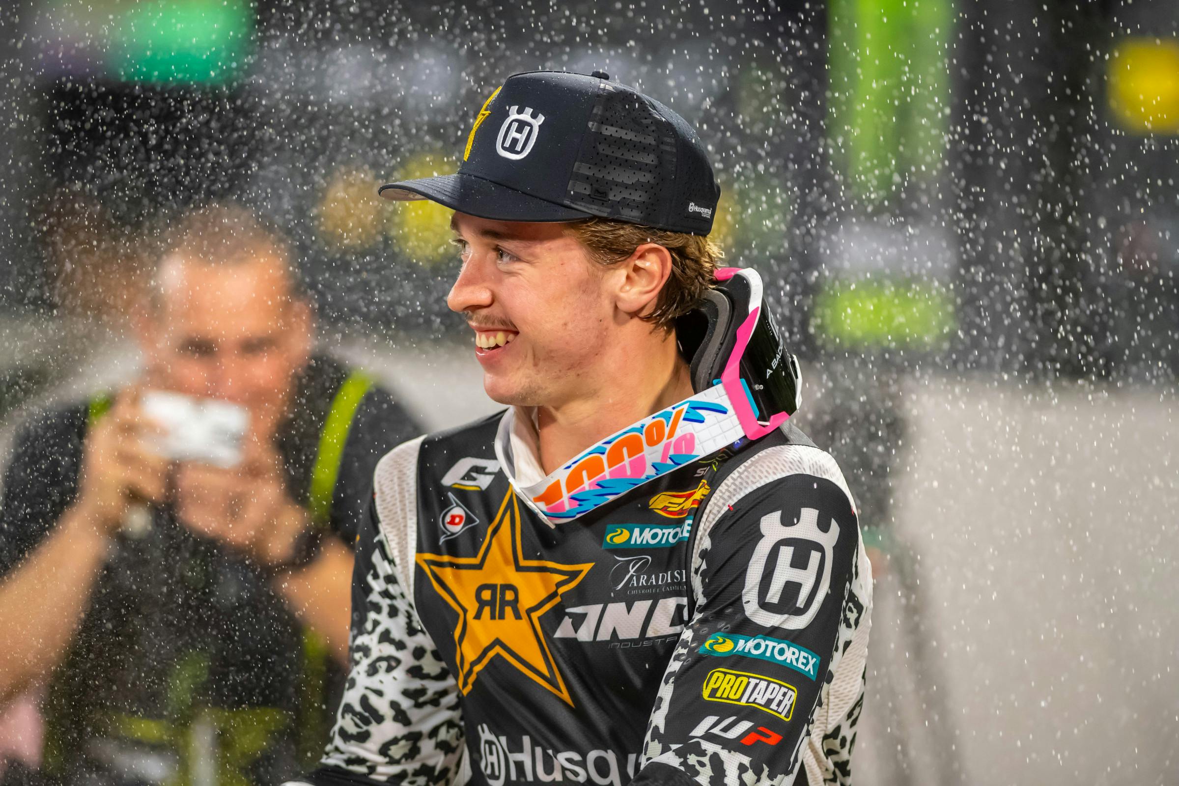 Ryder DiFrancesco held off Haiden Deegan to land on the podium at the season opener.